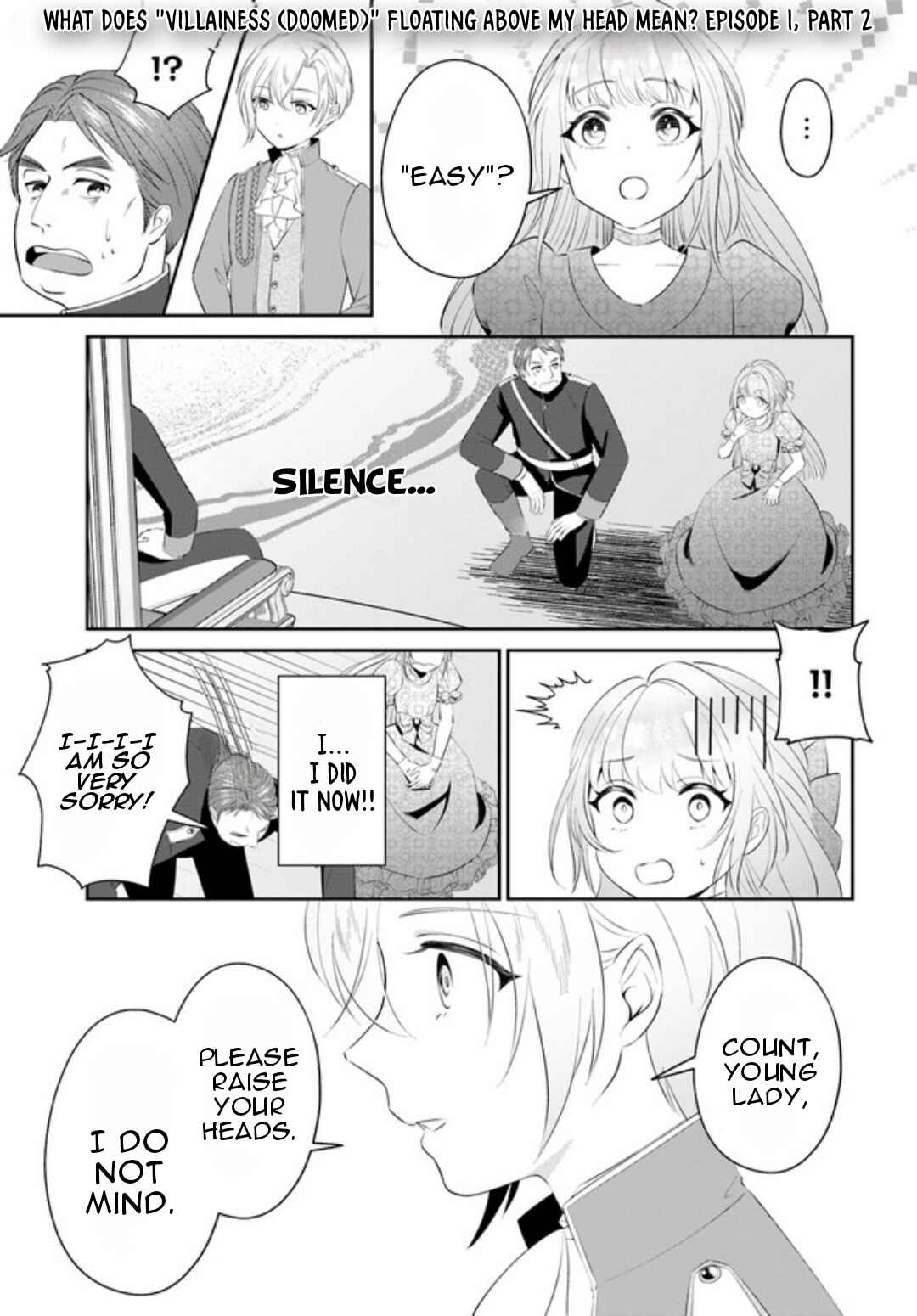 Page 2 Chapter 1.2 Watashi no Ue ni Ukabu Akuyaki Reijou (Hametsu suru) tte Nandeshou ka?