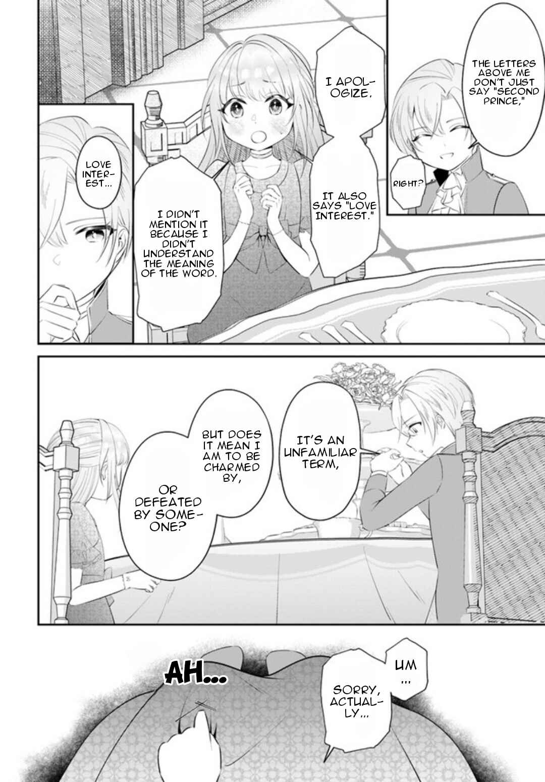 Page 9 Chapter 1.2 Watashi no Ue ni Ukabu Akuyaki Reijou (Hametsu suru) tte Nandeshou ka?