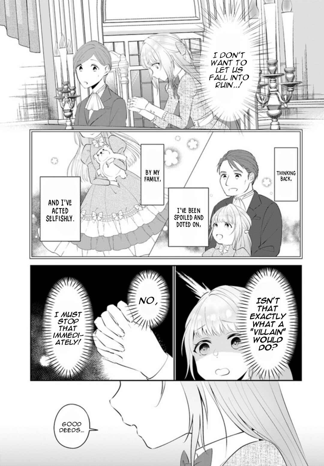 Page 14 Chapter 1.1 Watashi no Ue ni Ukabu Akuyaki Reijou (Hametsu suru) tte Nandeshou ka?