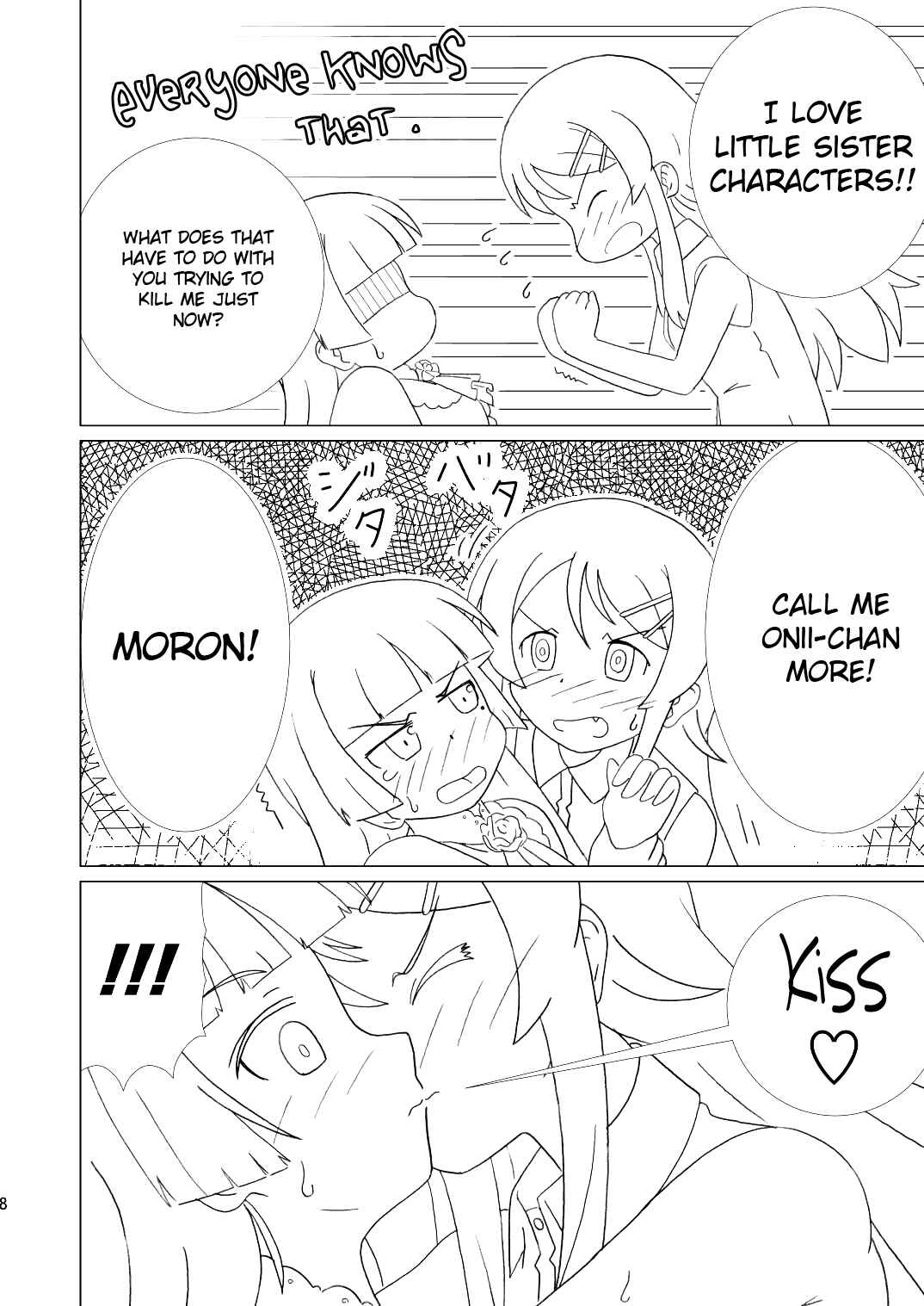 Page 7 Chapter 1 Ore no Imouto ga Konna ni Kawaii Wake ga Nai - Kuroneko ga Atashi no Imouto! (Doujinshi)