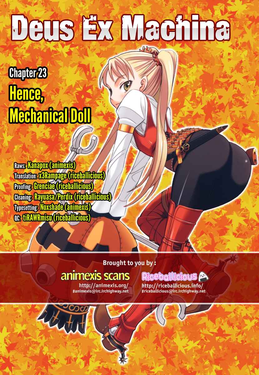 Page 1 Chapter 23 Deus Ex Machina
