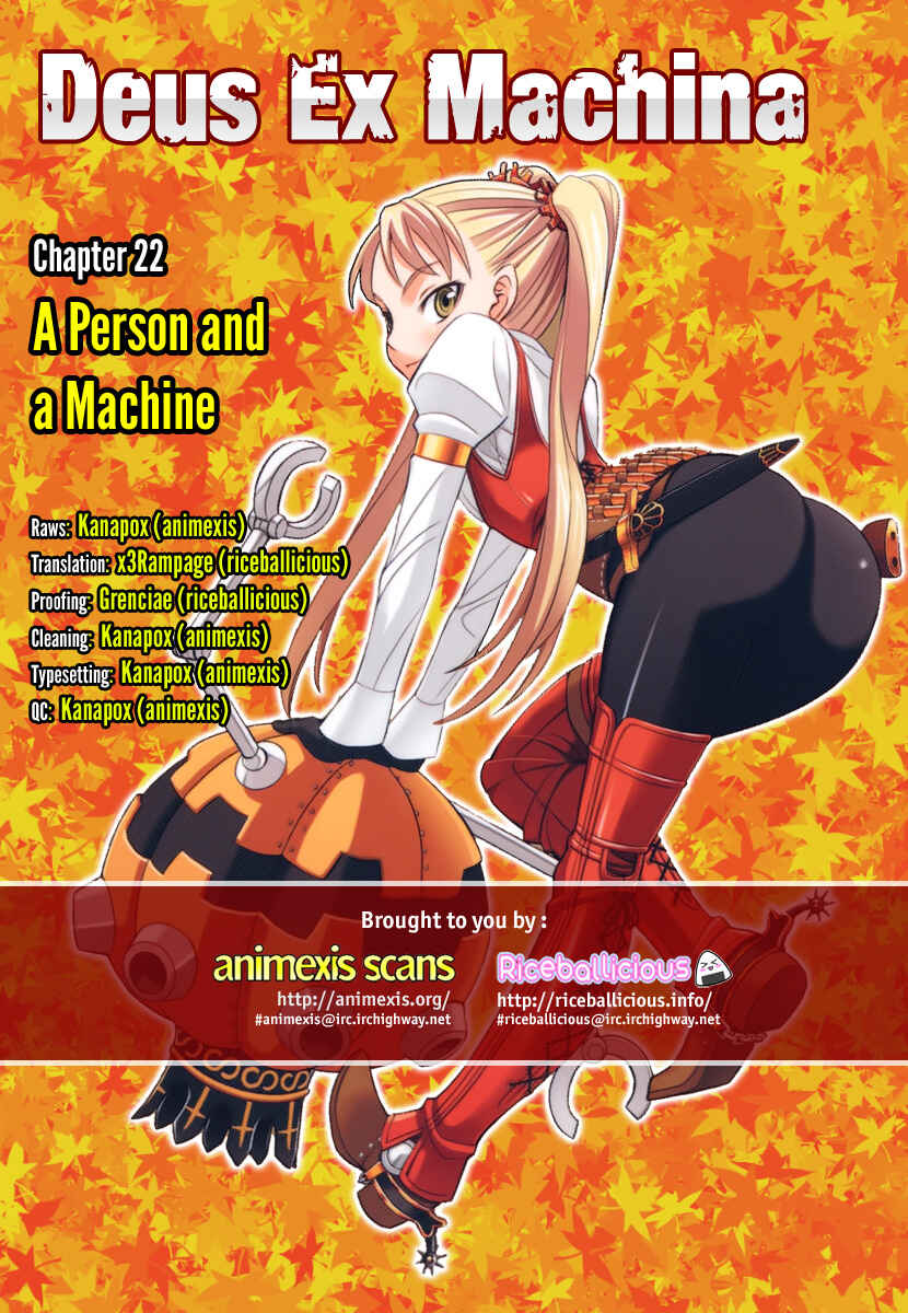 Page 1 Chapter 22 Deus Ex Machina