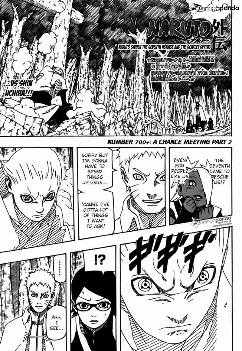 Page 1 Chapter 4 Naruto Gaiden: The Seventh Hokage and the Scarlet Spring