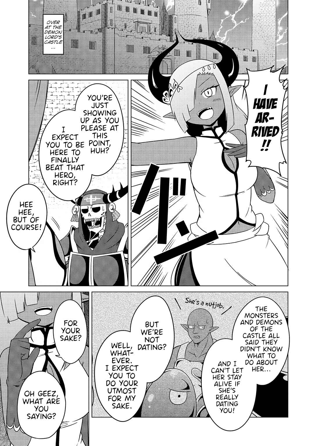 Page 1 Chapter 13 Jisatsushitai Onna Yuusha ni Maou ga Komarasareteimasu!