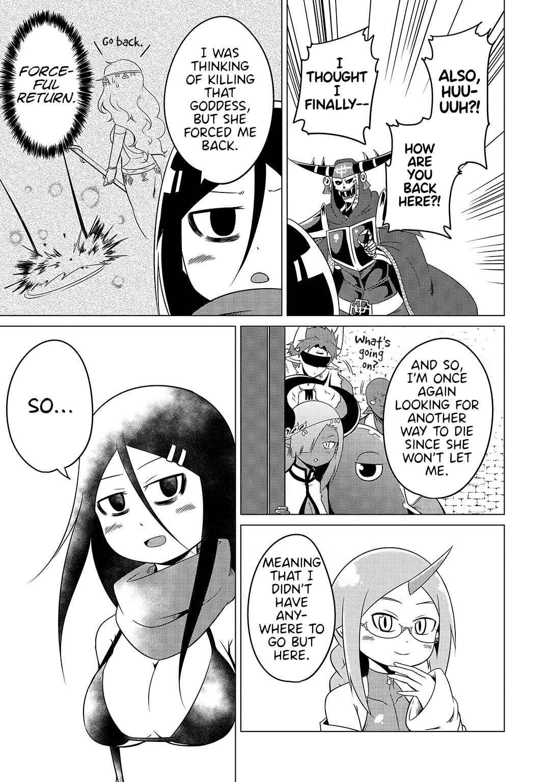 Page 19 Chapter 18 Jisatsushitai Onna Yuusha ni Maou ga Komarasareteimasu!