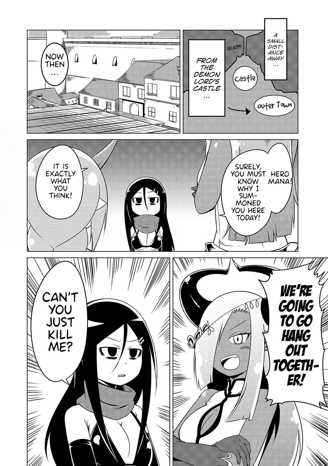 Page 4 Chapter 15 Jisatsushitai Onna Yuusha ni Maou ga Komarasareteimasu!