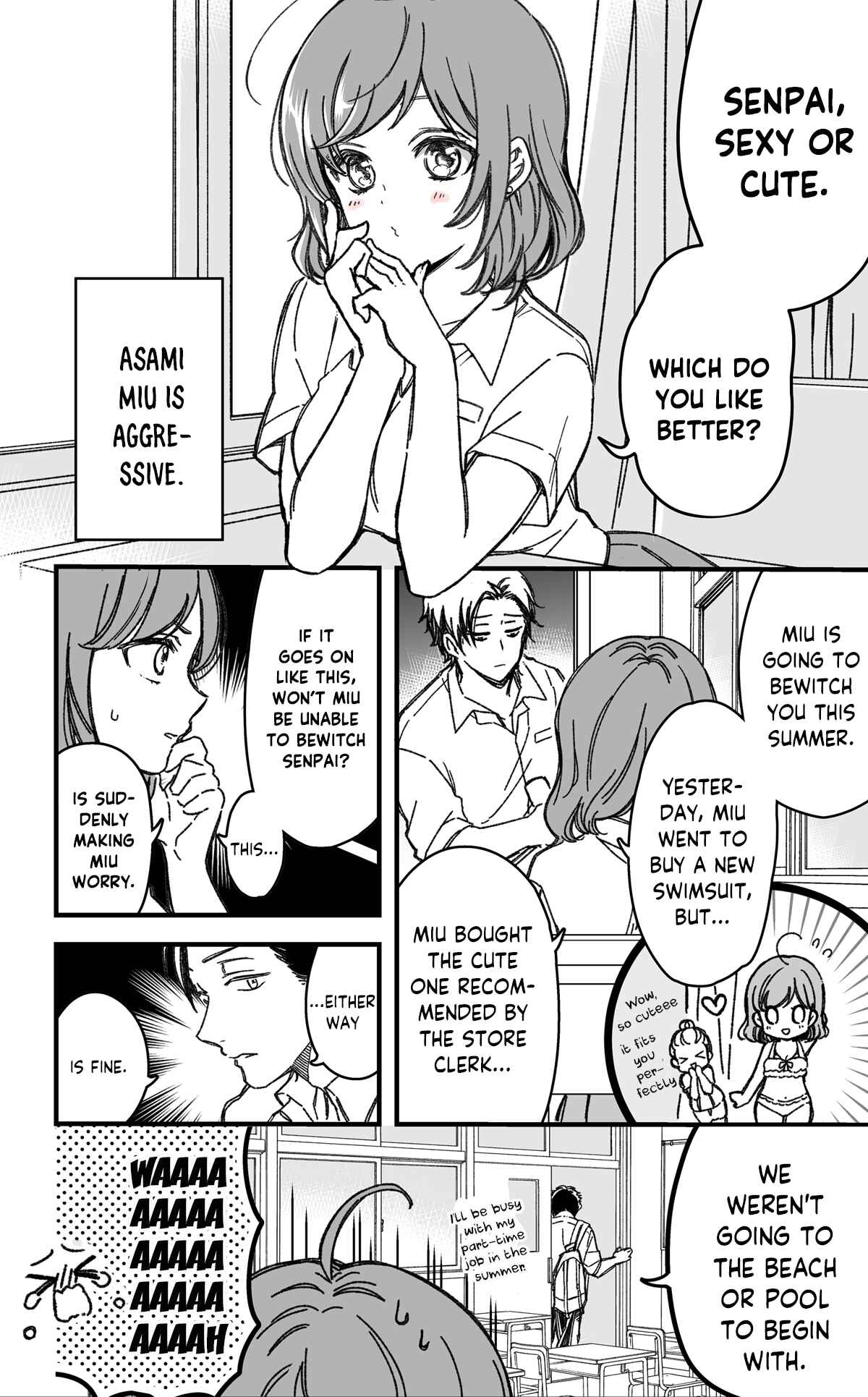 Page 1 Chapter 4 Oshi no Tsuyoi Kouhai no Hanashi