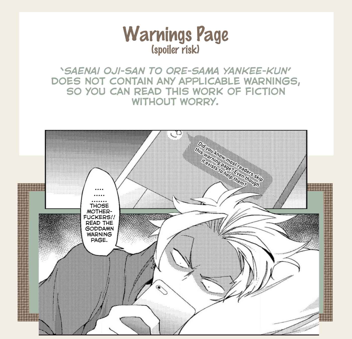 Page 2 Chapter 1 Saenai Oji-san to Ore-sama Yankee-kun