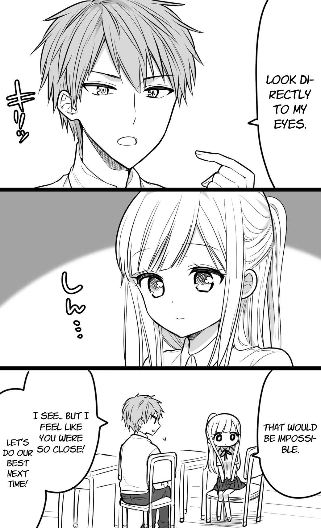 Page 1 Chapter 1 The Reason Why I Cant Look at His Eyes Directly