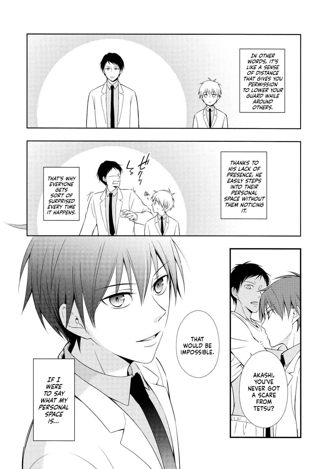 Page 5 Chapter Unknown_5c36 Kuroko no Basket - Personal Space (Doujinshi)