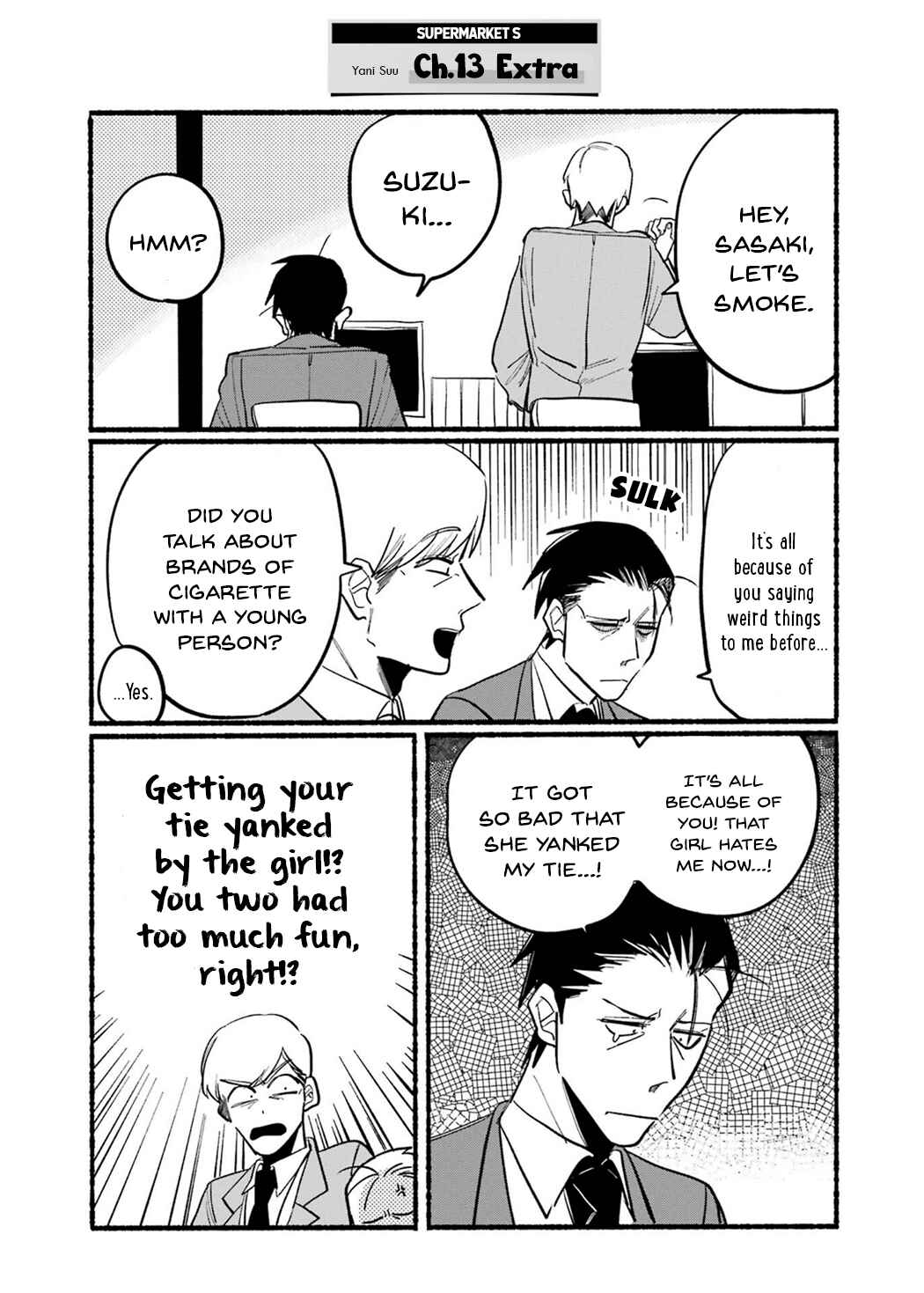 Page 13 Chapter 14 Super no Ura de Yani Suu Futari