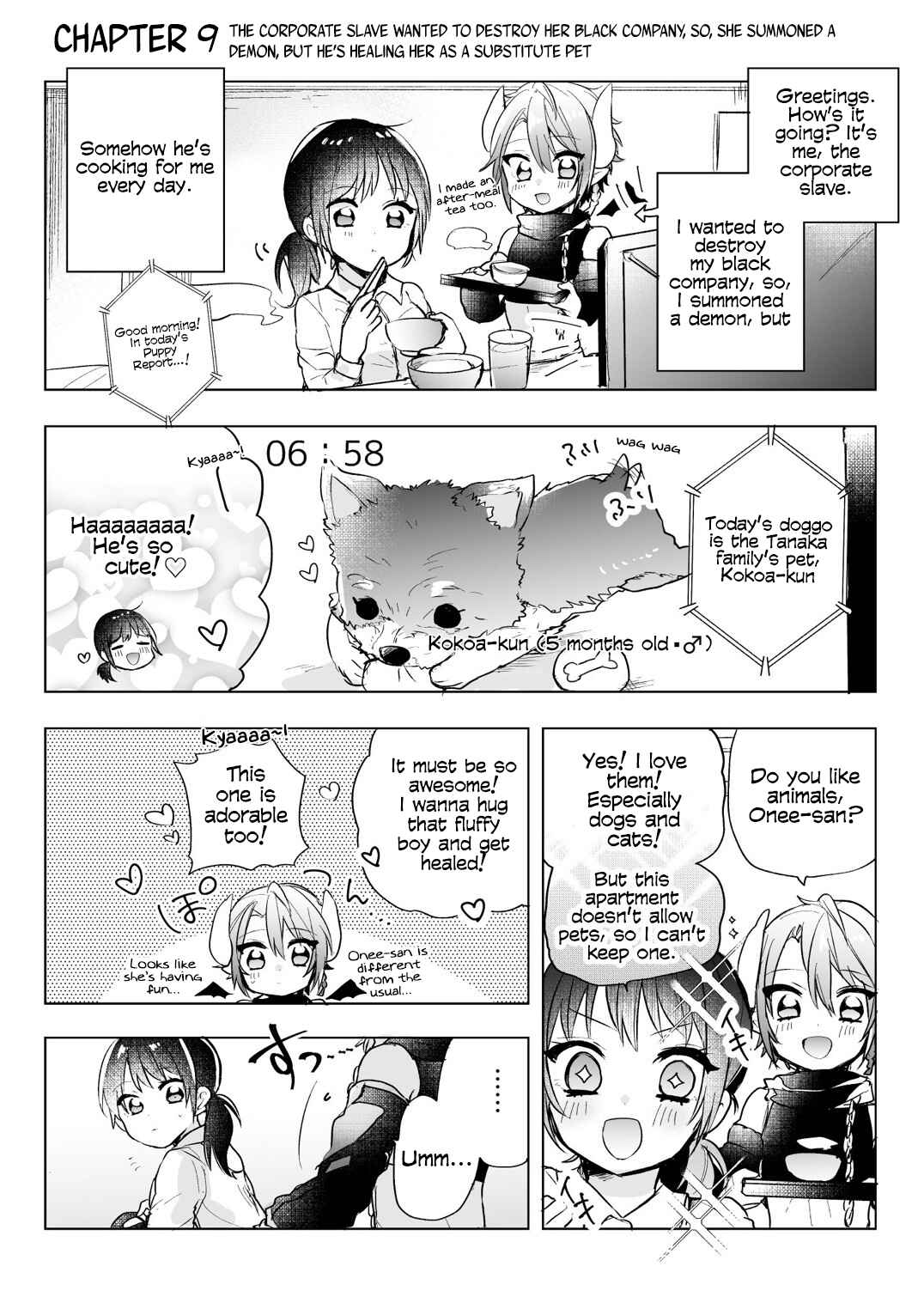 Page 1 Chapter 9 Shachiku OL to Akuma Shota