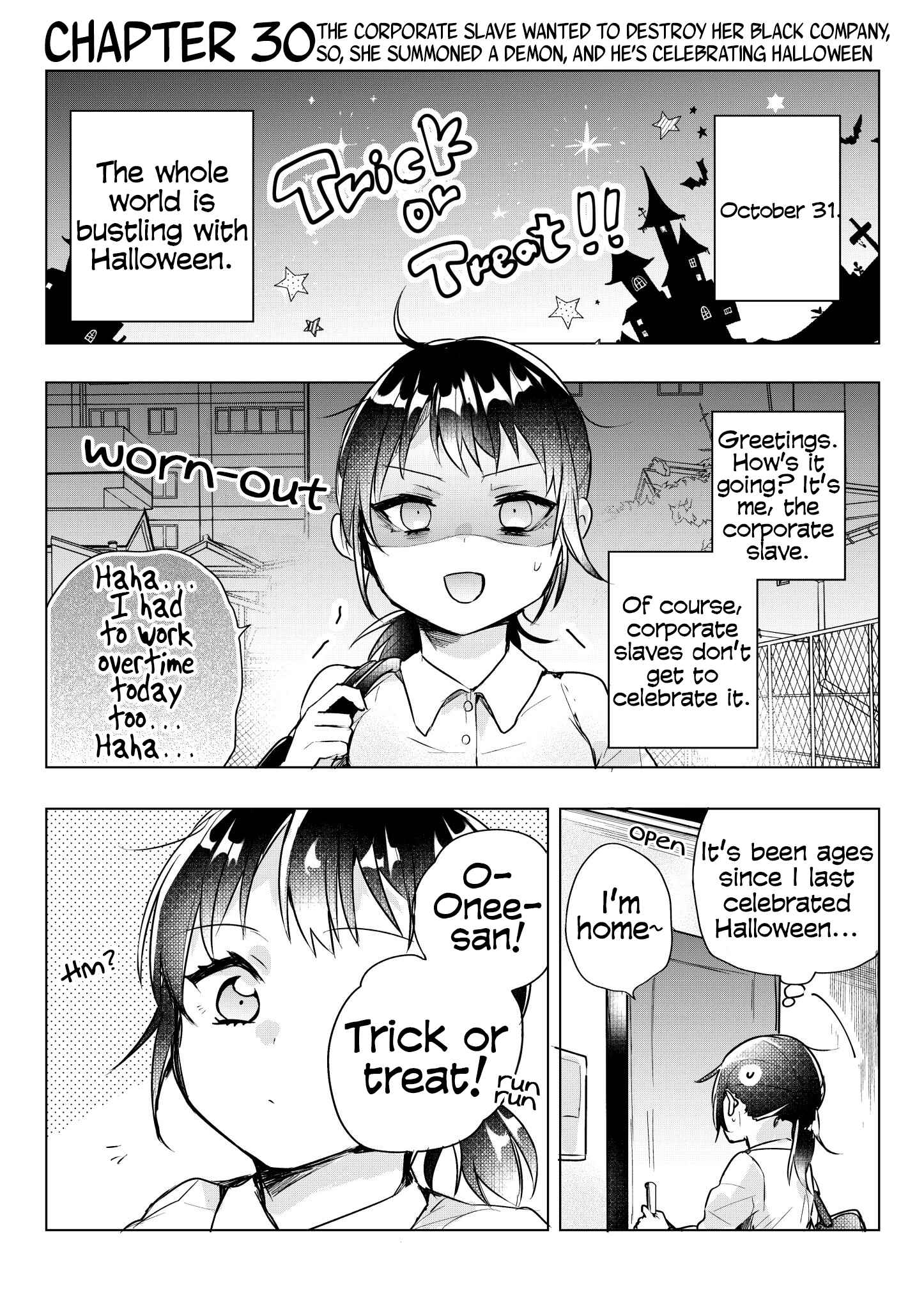Page 1 Chapter 30 Shachiku OL to Akuma Shota