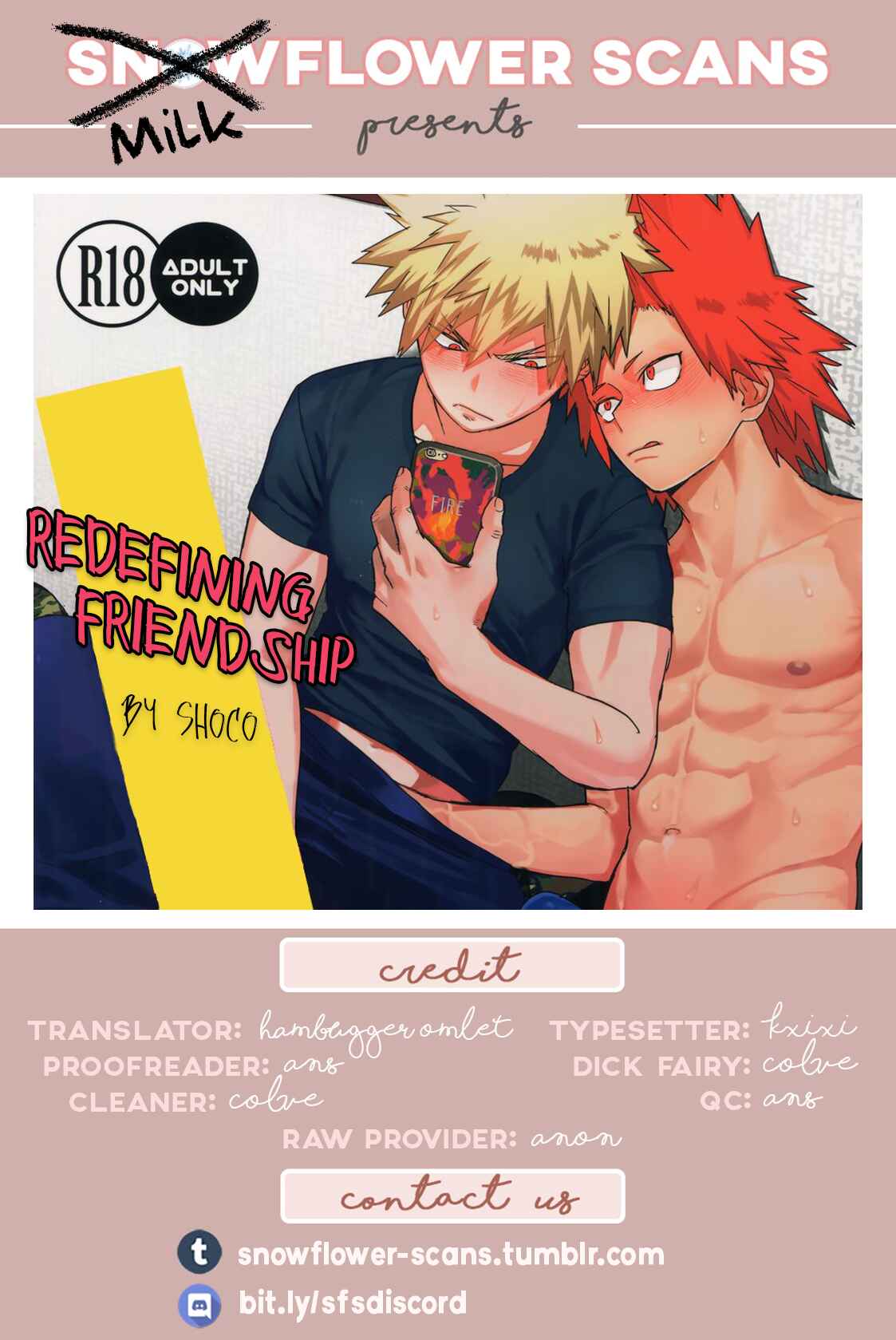 Page 1 Chapter Unknown_c123 Boku no Hero Academia - Yuujou Heni - (Doujinshi)