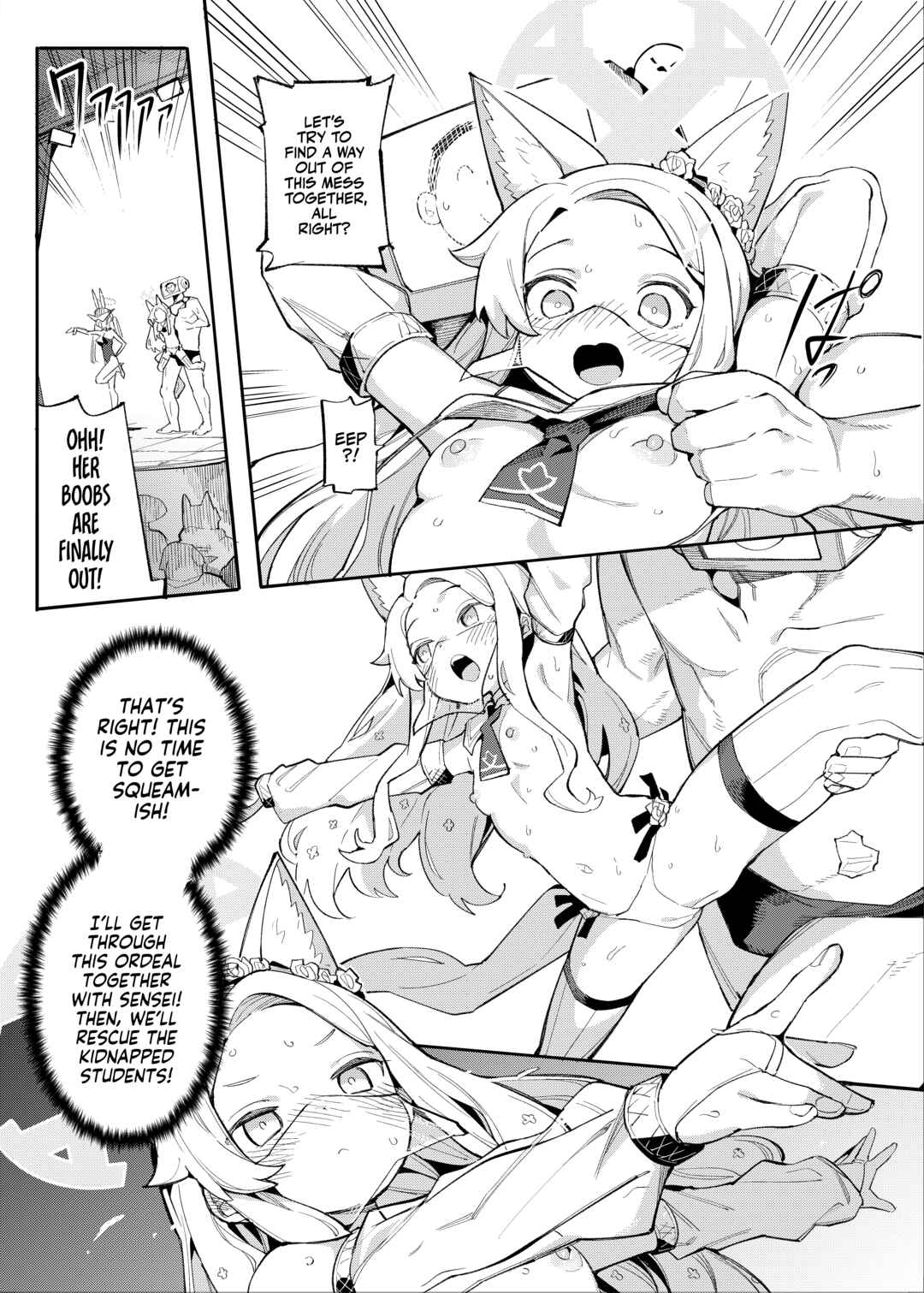 Page 10 Chapter Unknown_564a Blue Archive - Sexy Foxy Crisis (Doujinshi)
