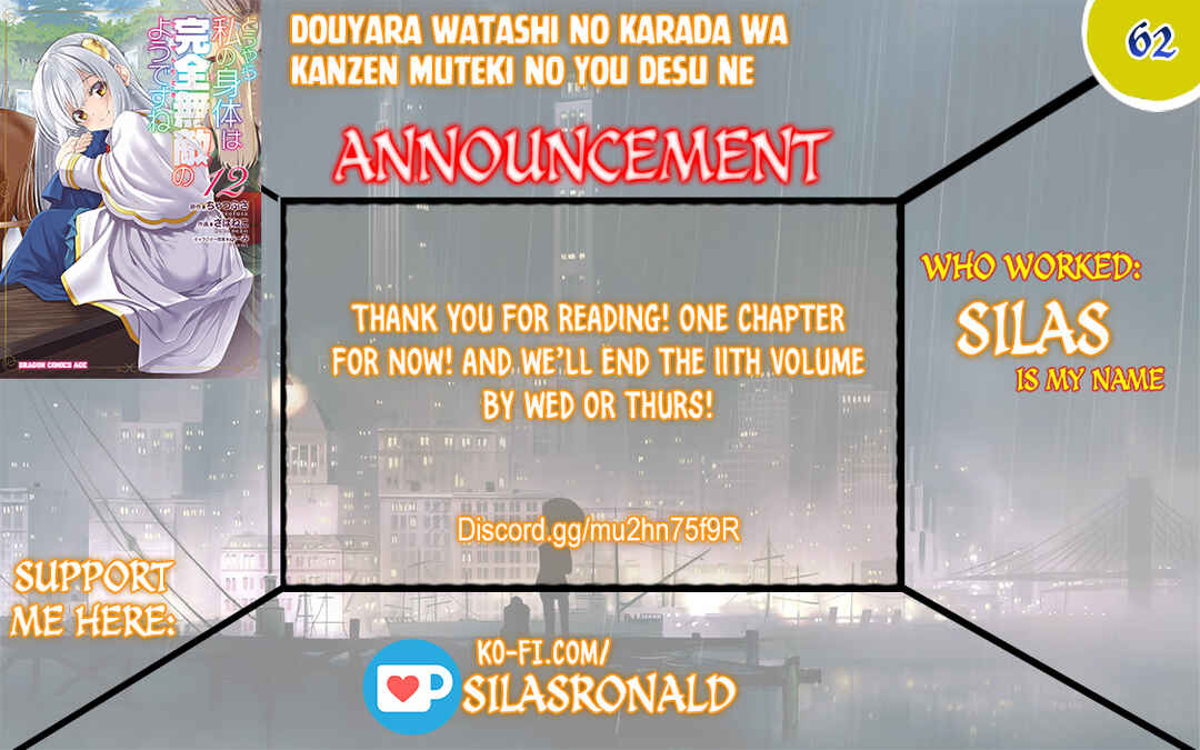 Page 1 Chapter 62 Douyara Watashi no Karada wa Kanzen Muteki no You Desu ne