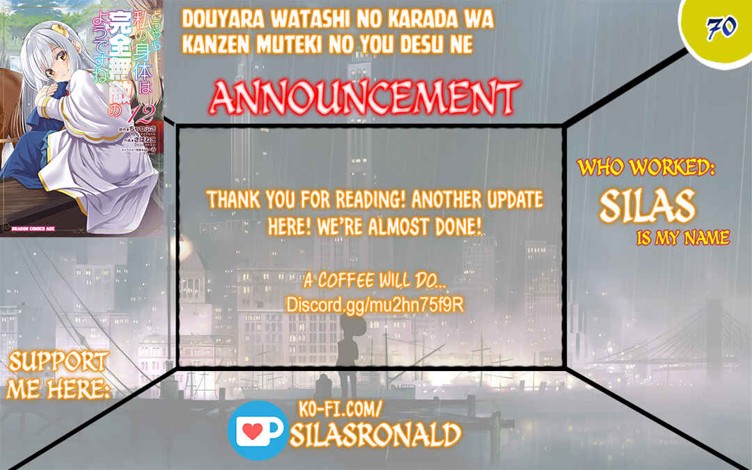 Page 1 Chapter 70 Douyara Watashi no Karada wa Kanzen Muteki no You Desu ne