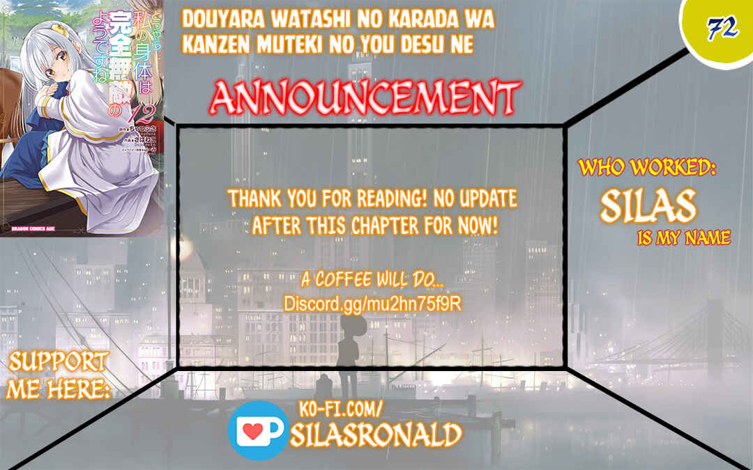 Page 1 Chapter 72 Douyara Watashi no Karada wa Kanzen Muteki no You Desu ne