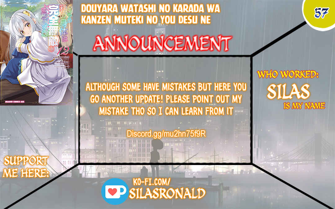 Page 1 Chapter 57 Douyara Watashi no Karada wa Kanzen Muteki no You Desu ne