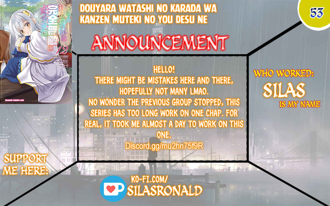 Page 1 Chapter 53 Douyara Watashi no Karada wa Kanzen Muteki no You Desu ne