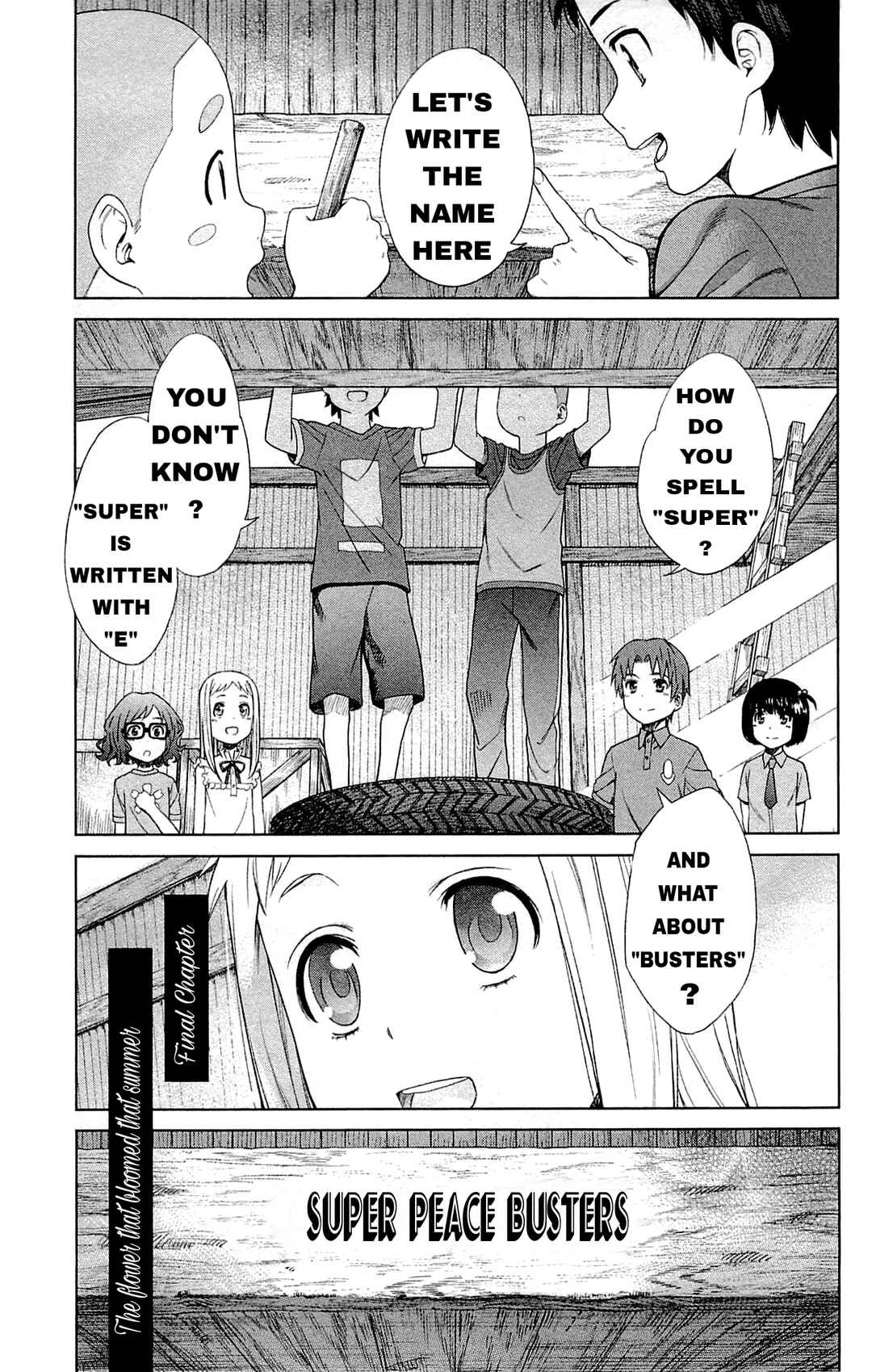 Page 1 Chapter 13 Ano Hi Mita Hana no Namae o Boku-tachi wa Mada Shiranai.