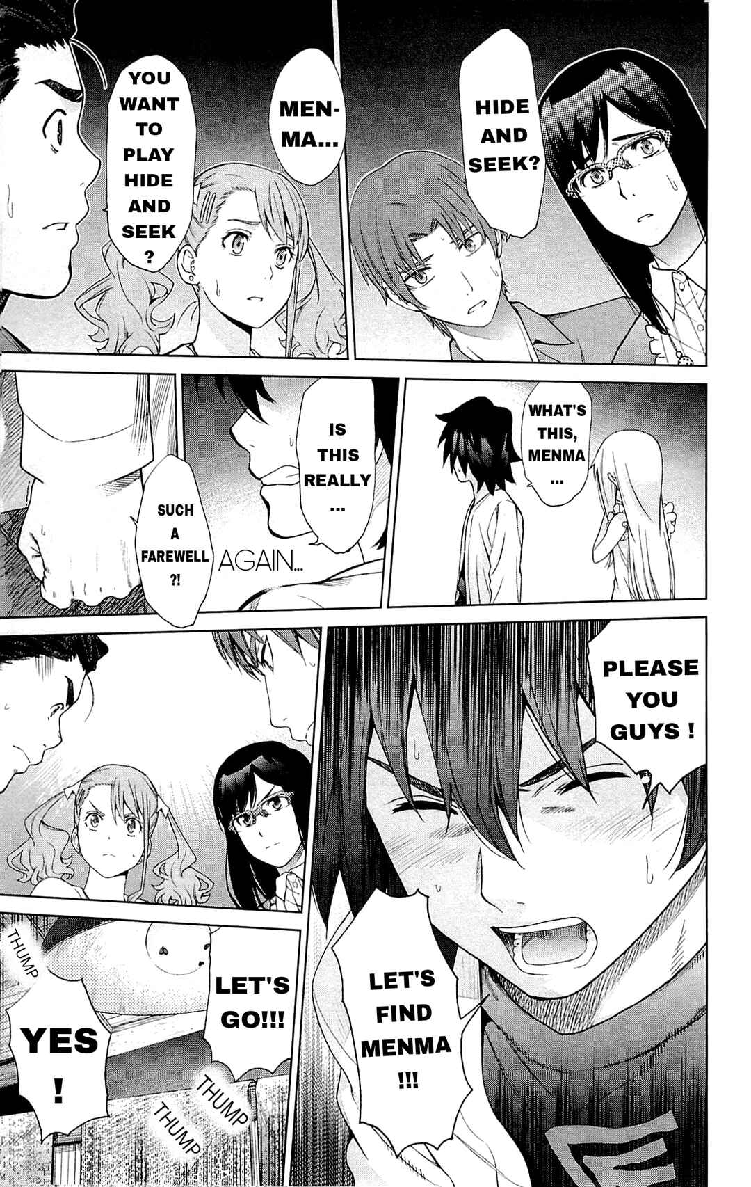 Page 18 Chapter 13 Ano Hi Mita Hana no Namae o Boku-tachi wa Mada Shiranai.