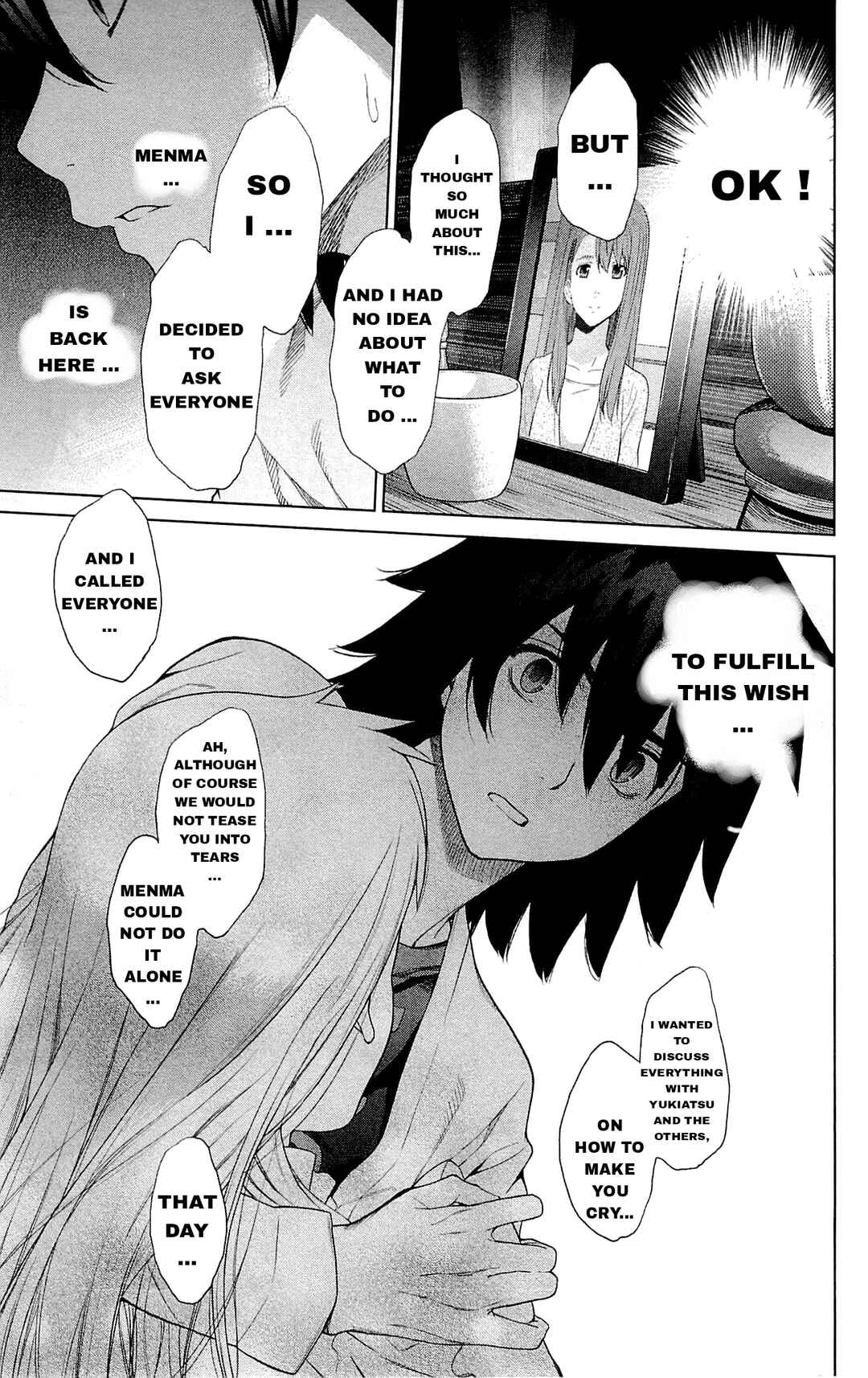 Page 5 Chapter 13 Ano Hi Mita Hana no Namae o Boku-tachi wa Mada Shiranai.