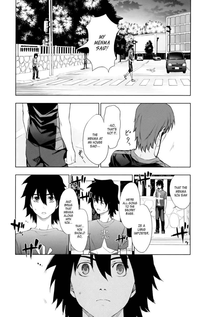 Page 38 Chapter 5 Ano Hi Mita Hana no Namae o Boku-tachi wa Mada Shiranai.