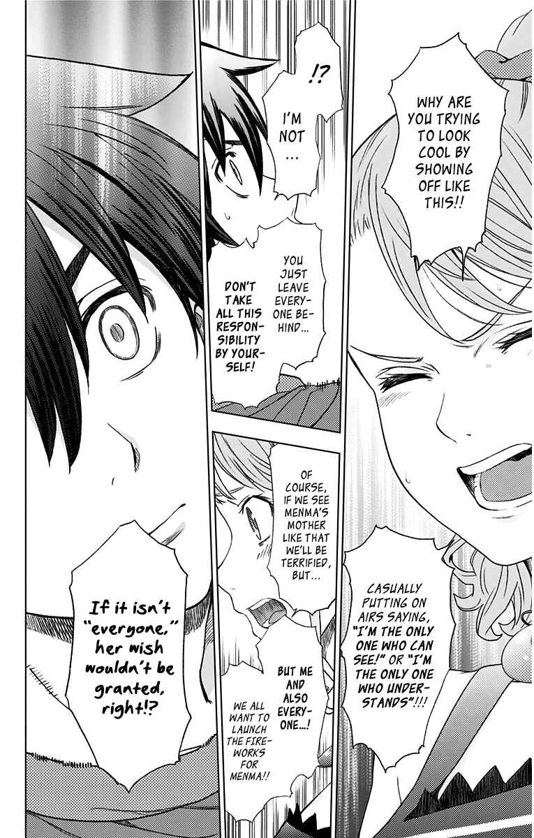 Page 33 Chapter 9 Ano Hi Mita Hana no Namae o Boku-tachi wa Mada Shiranai.