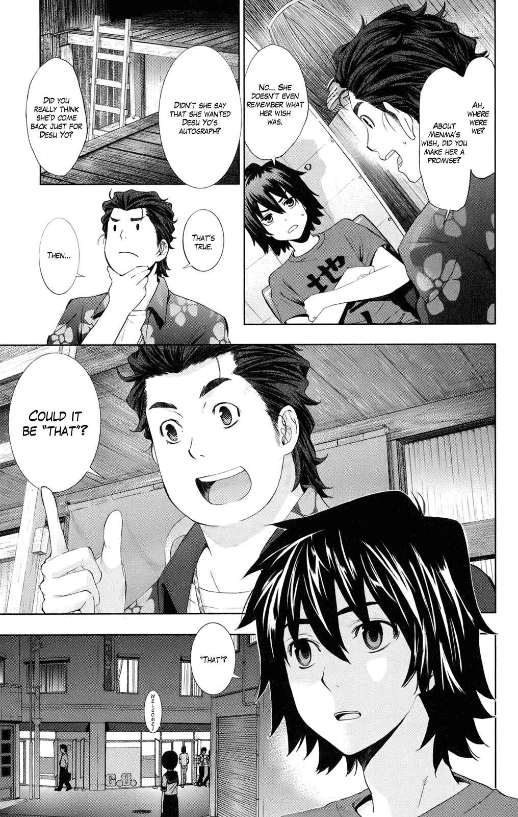 Page 5 Chapter 2 Ano Hi Mita Hana no Namae o Boku-tachi wa Mada Shiranai.