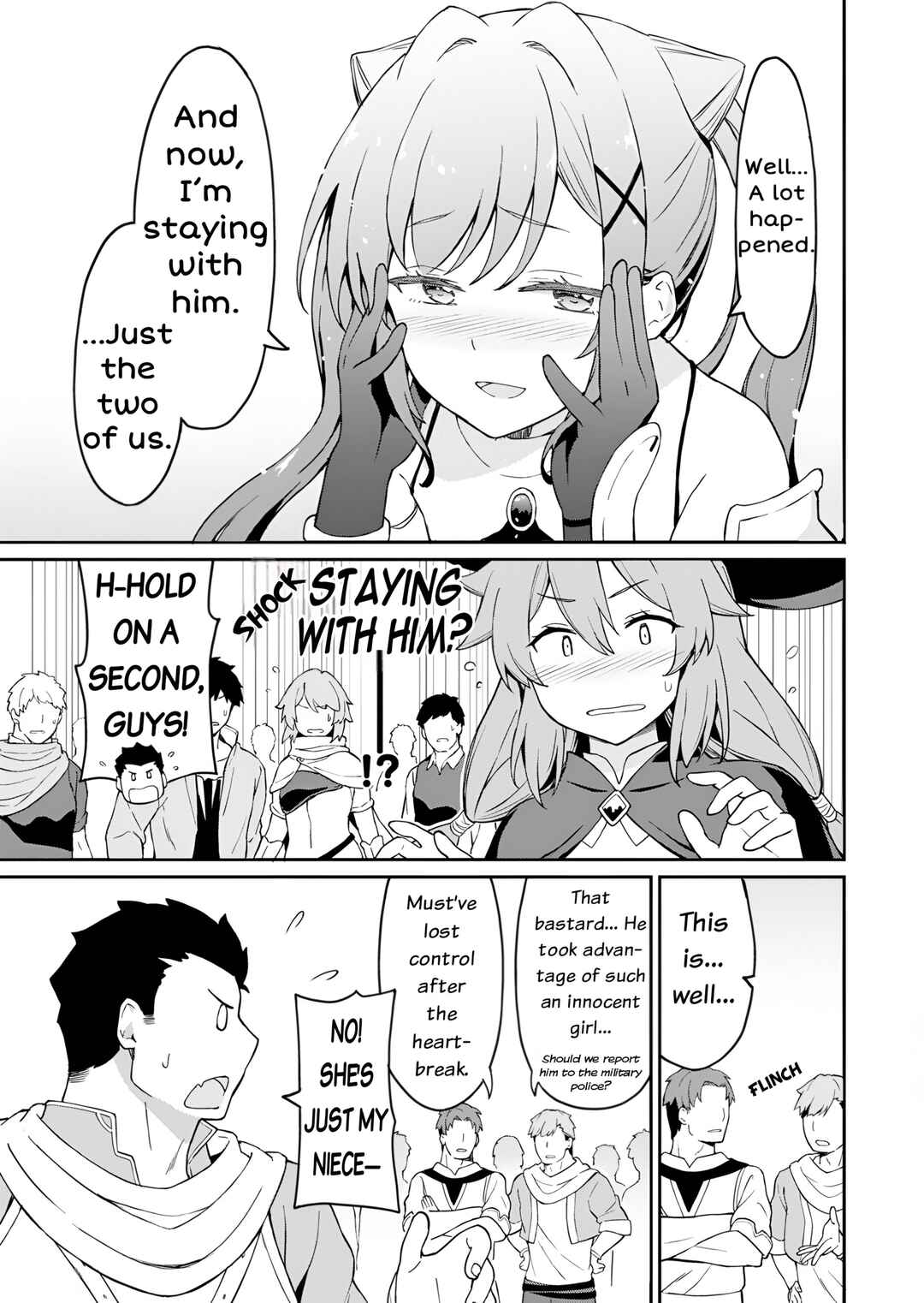Page 14 Chapter 2 Haikei, Tengoku no Neesan, Yuusha ni Natta Mei ga Ero Sugite —— Ojisan, Hogosha Toka Sorosoro Muri Desu+