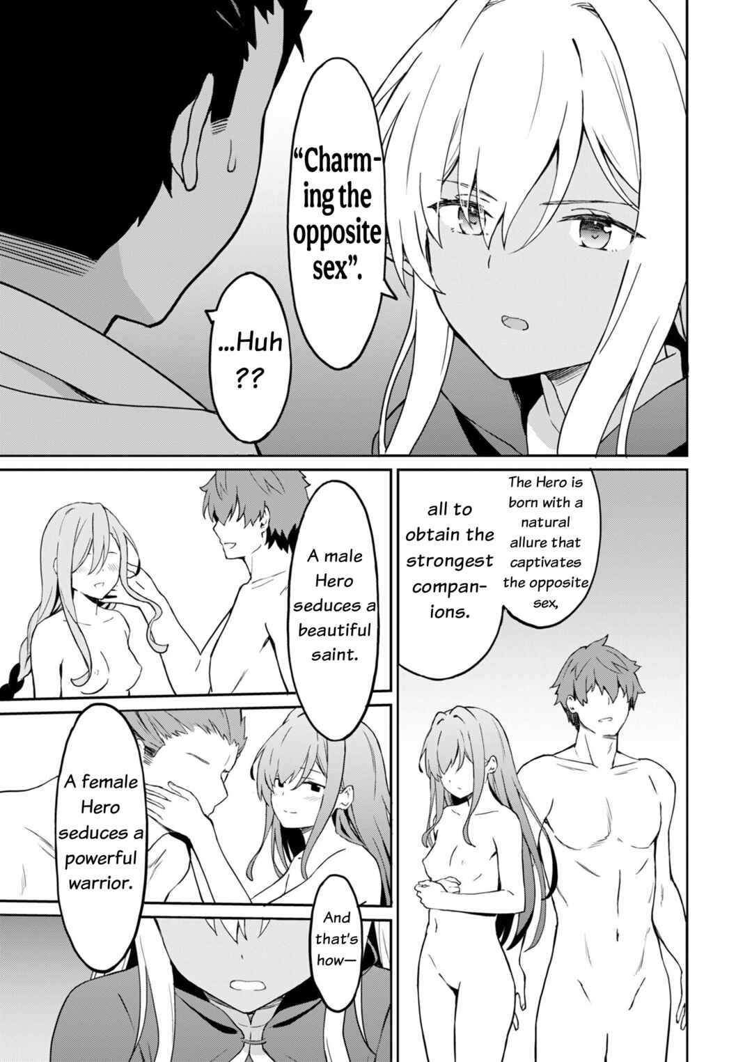 Page 21 Chapter 7 Haikei, Tengoku no Neesan, Yuusha ni Natta Mei ga Ero Sugite —— Ojisan, Hogosha Toka Sorosoro Muri Desu+
