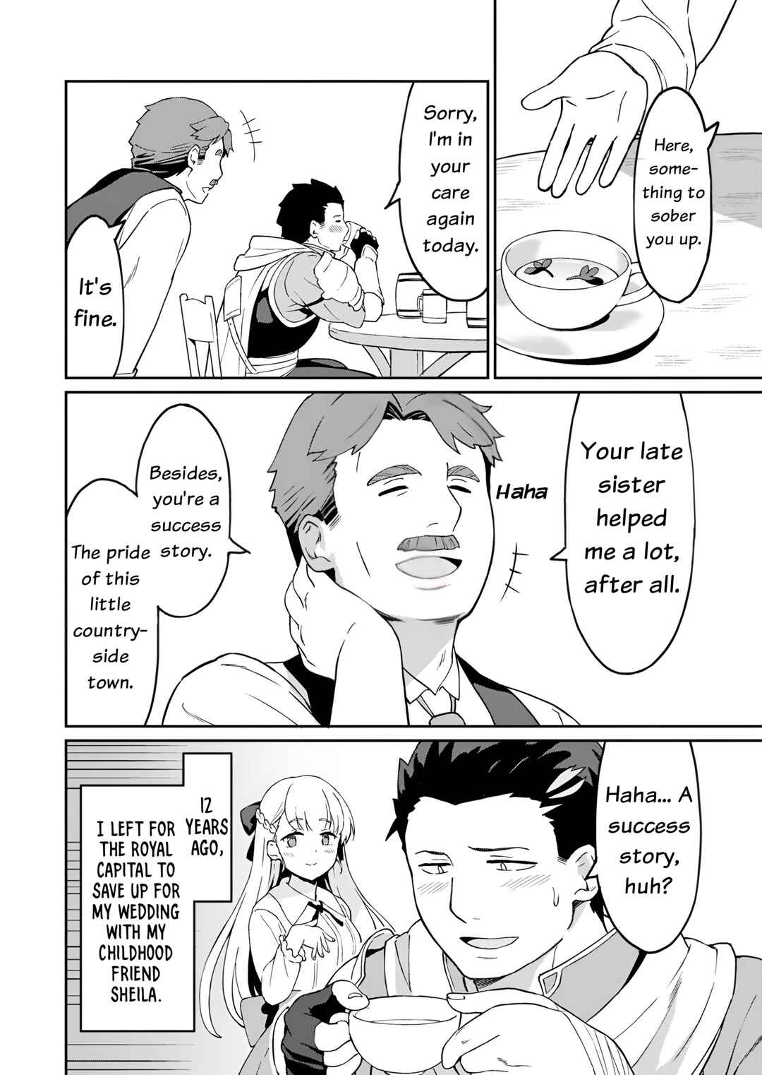 Page 12 Chapter 1 Haikei, Tengoku no Neesan, Yuusha ni Natta Mei ga Ero Sugite —— Ojisan, Hogosha Toka Sorosoro Muri Desu+