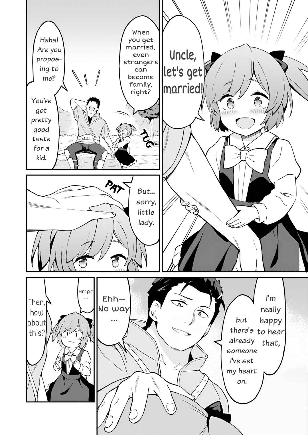 Page 6 Chapter 1 Haikei, Tengoku no Neesan, Yuusha ni Natta Mei ga Ero Sugite —— Ojisan, Hogosha Toka Sorosoro Muri Desu+