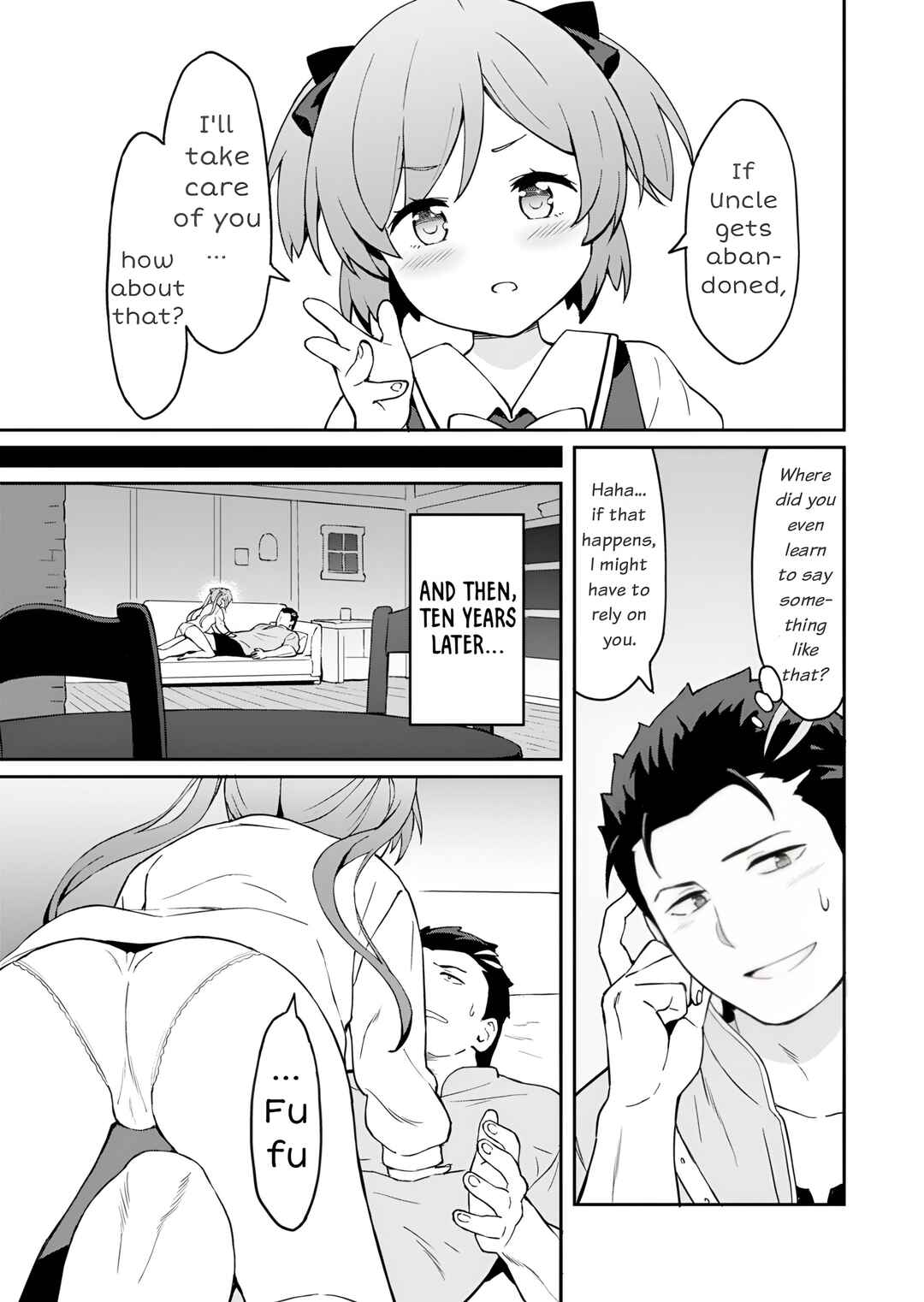 Page 7 Chapter 1 Haikei, Tengoku no Neesan, Yuusha ni Natta Mei ga Ero Sugite —— Ojisan, Hogosha Toka Sorosoro Muri Desu+