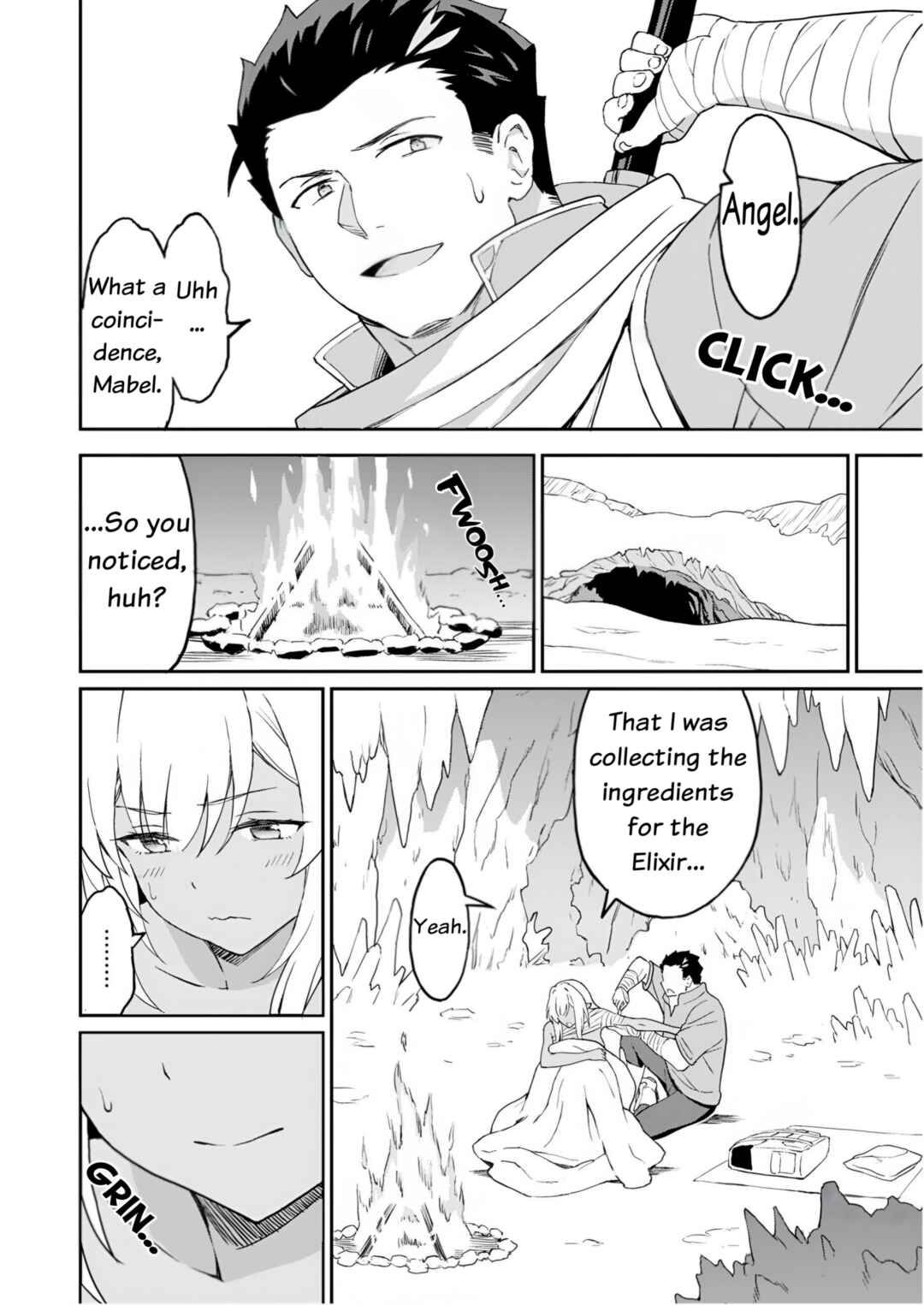 Page 12 Chapter 10 Haikei, Tengoku no Neesan, Yuusha ni Natta Mei ga Ero Sugite —— Ojisan, Hogosha Toka Sorosoro Muri Desu+
