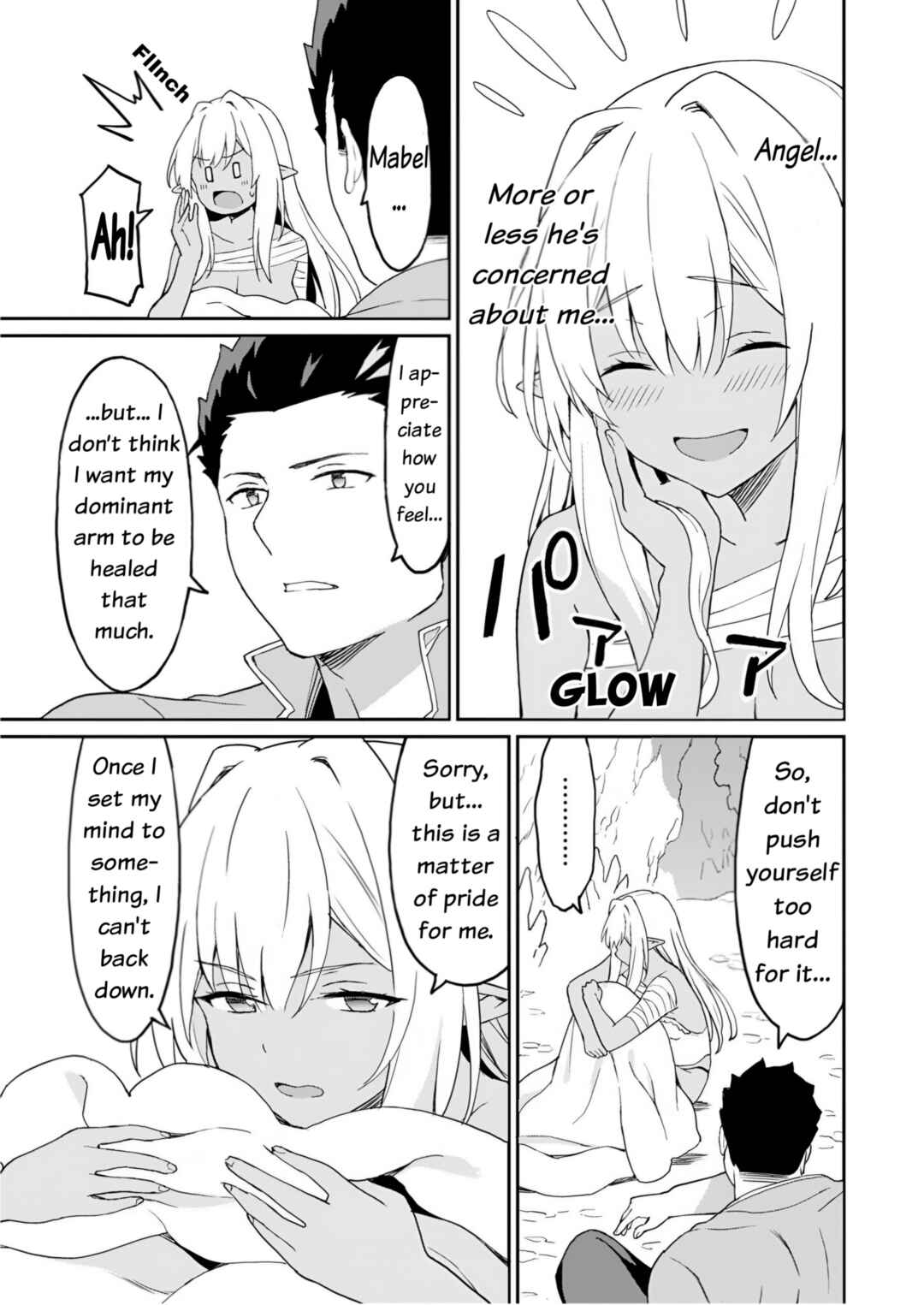 Page 13 Chapter 10 Haikei, Tengoku no Neesan, Yuusha ni Natta Mei ga Ero Sugite —— Ojisan, Hogosha Toka Sorosoro Muri Desu+