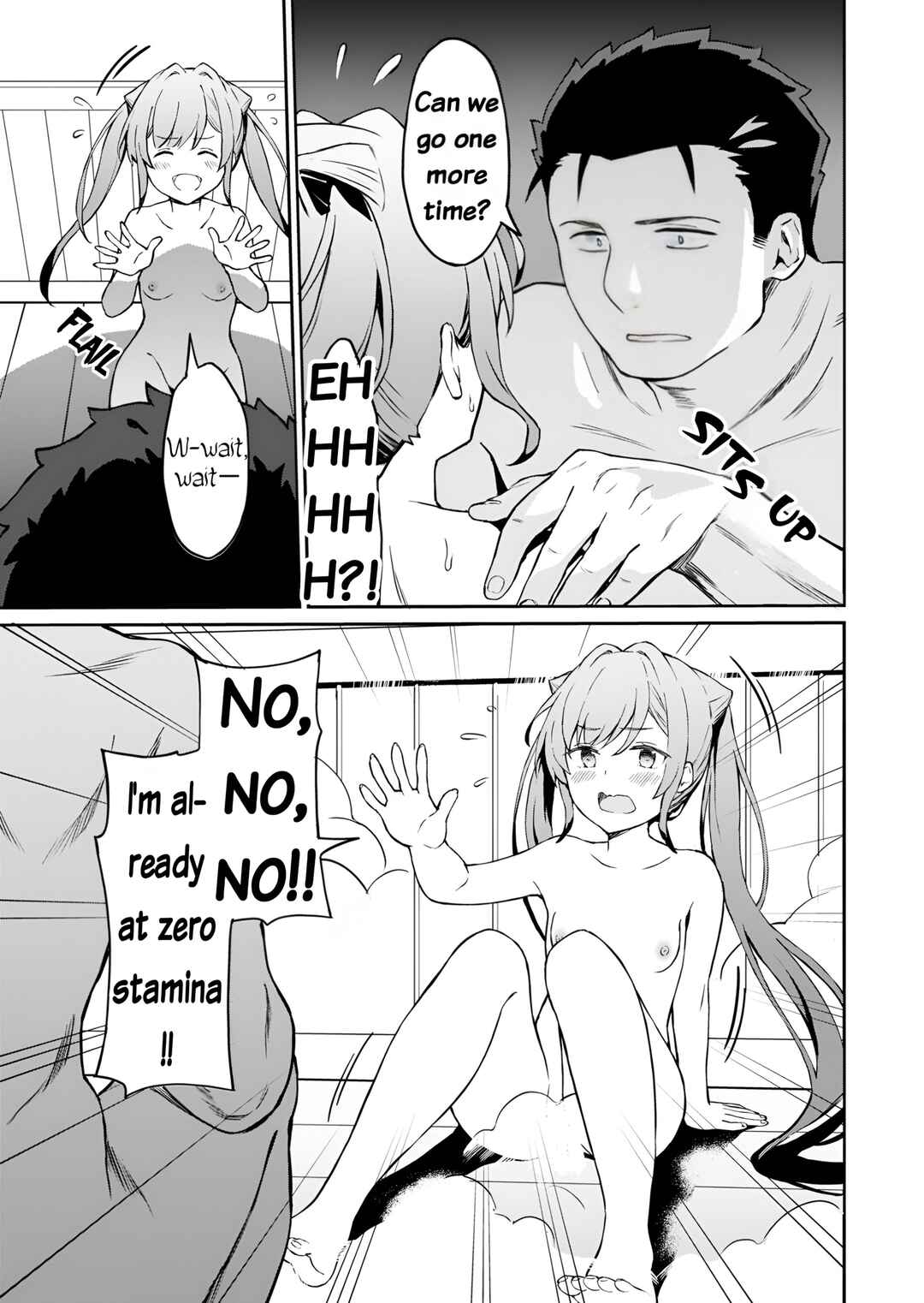 Page 18 Chapter 4 Haikei, Tengoku no Neesan, Yuusha ni Natta Mei ga Ero Sugite —— Ojisan, Hogosha Toka Sorosoro Muri Desu+