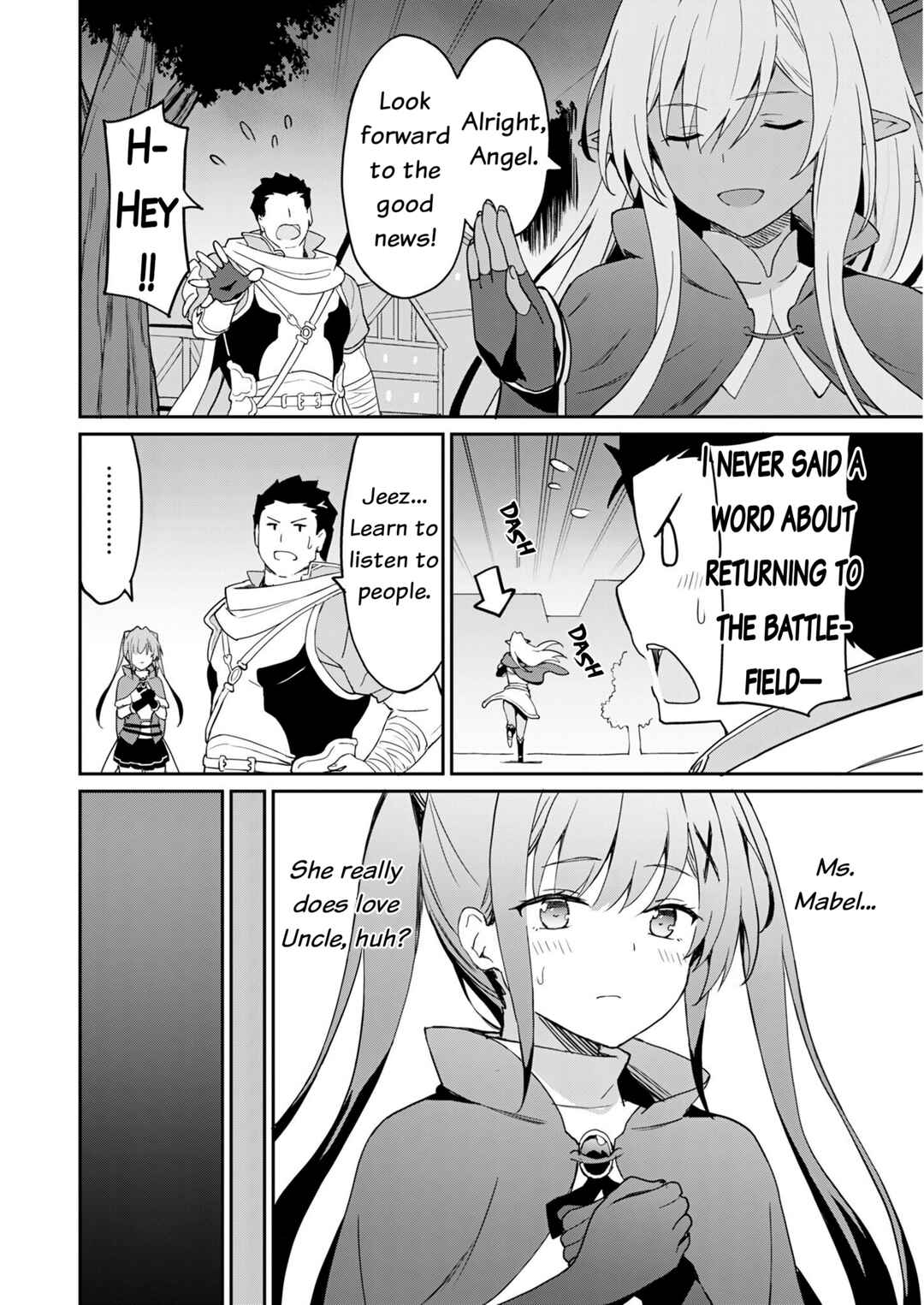Page 21 Chapter 8 Haikei, Tengoku no Neesan, Yuusha ni Natta Mei ga Ero Sugite —— Ojisan, Hogosha Toka Sorosoro Muri Desu+
