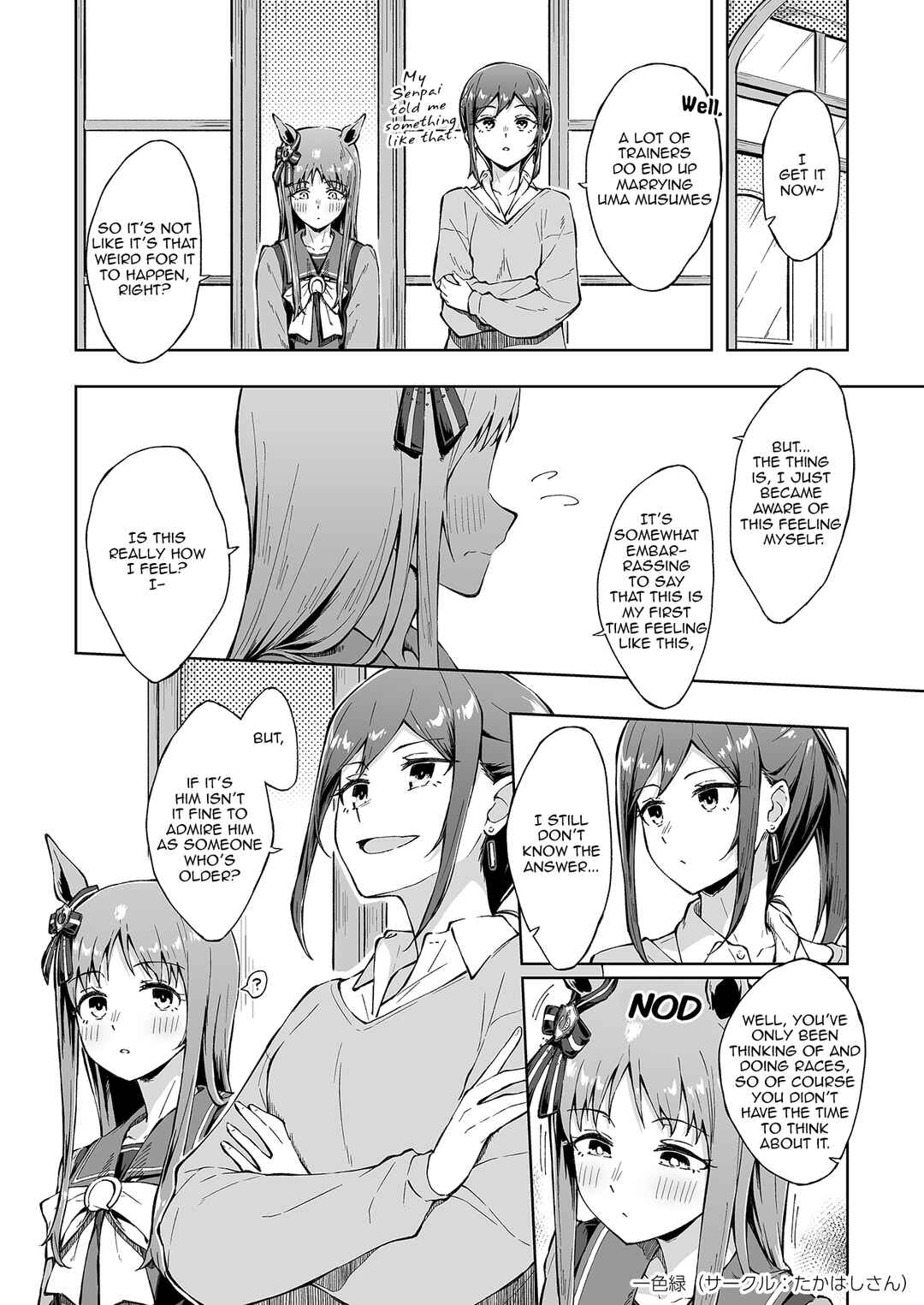 Page 8 Chapter Unknown_1fd6 Uma Musume Pretty Derby - My Feelings, in the Shape of an Umbrella (Doujinshi)