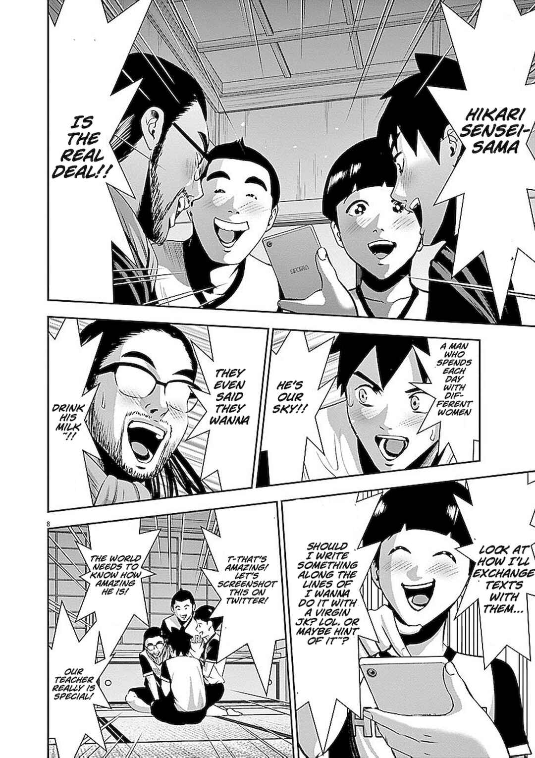 Page 8 Chapter 35 Te no Hira ni Ai o!