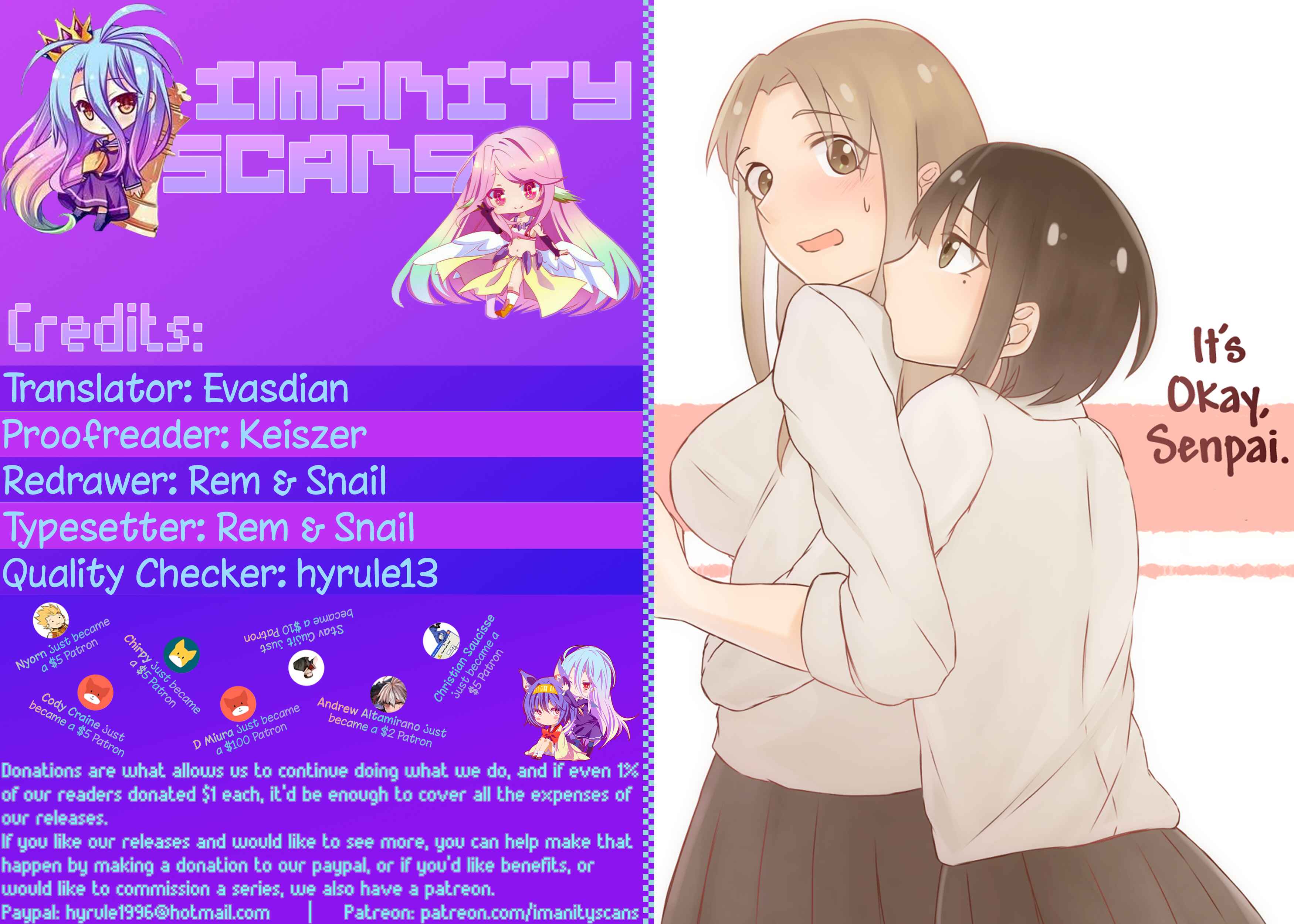Page 1 Chapter 6 Ii desuyo, Senpai
