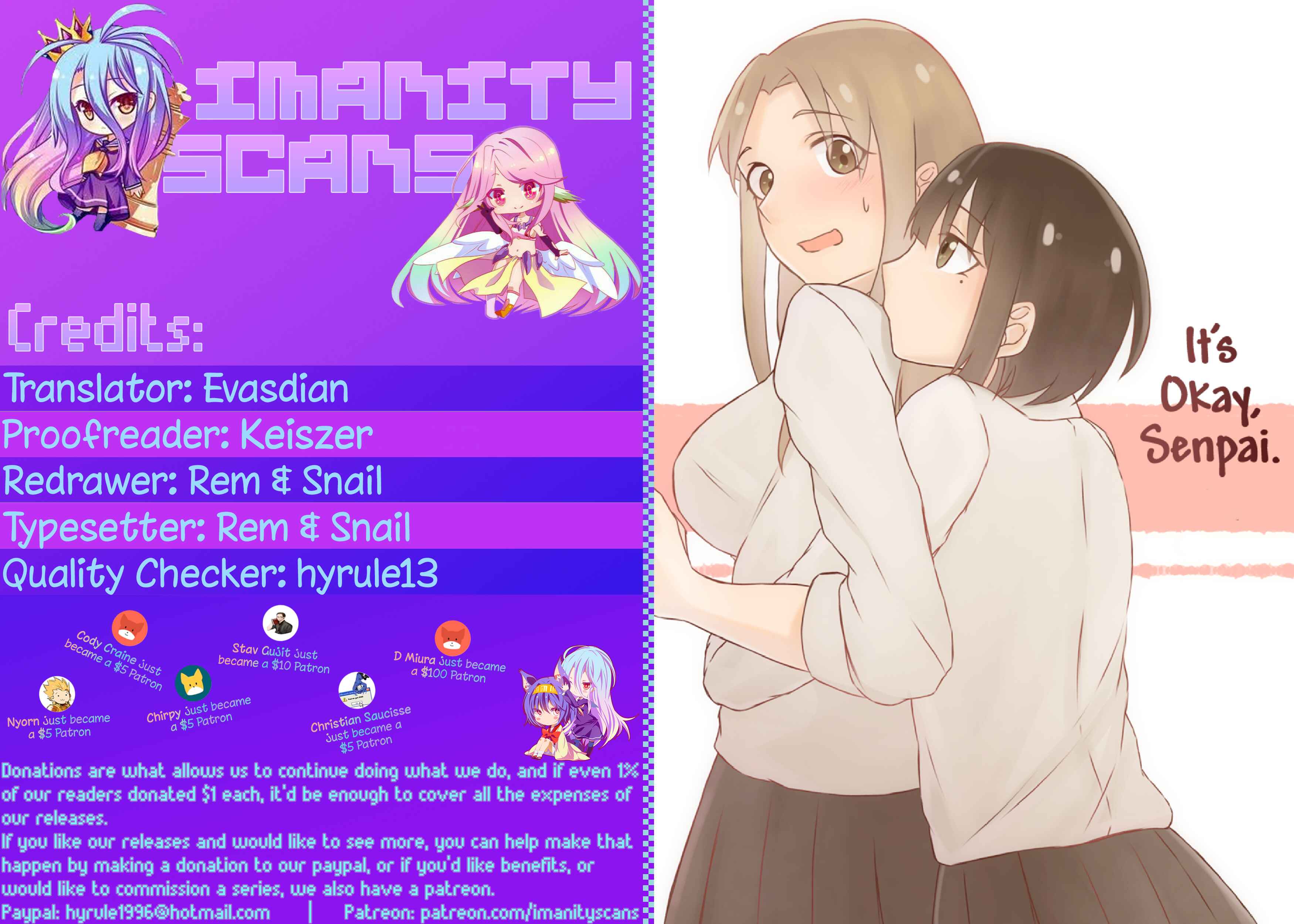 Page 1 Chapter 4 Ii desuyo, Senpai