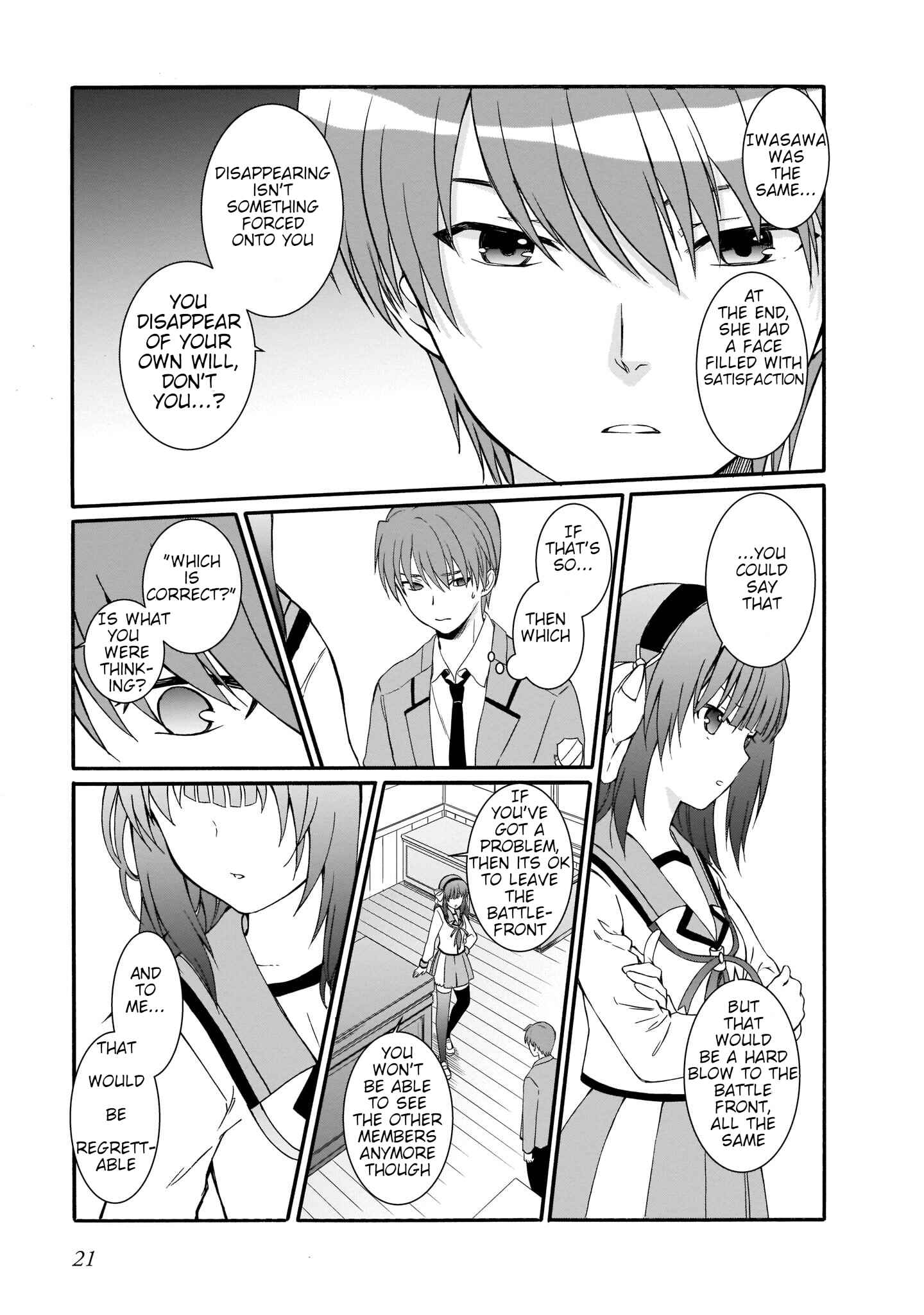 Page 21 Chapter 18 Angel Beats! The Last Operation