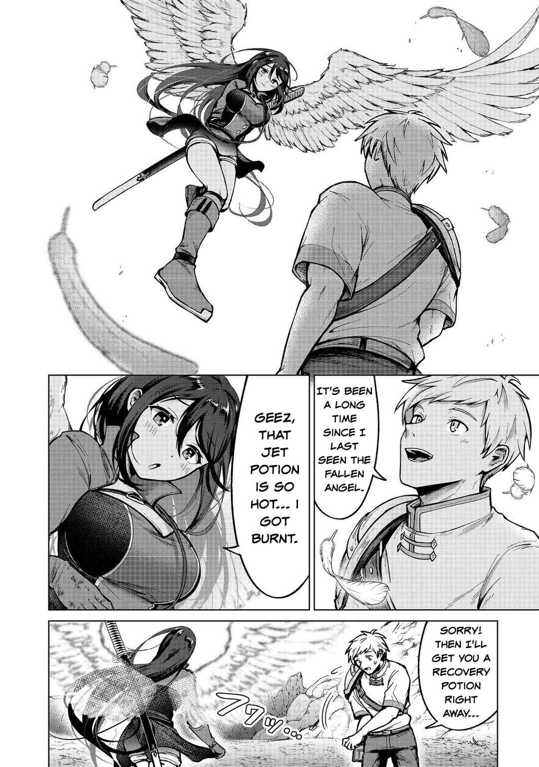 Page 12 Chapter 15 Potion wa 160 km/h de Nageru Mono! ~Item-gakari no Ore ga Bannou Kaifukuyaku o Touteki suru Koto de Saikyou no Boukensha ni Nariagaru!?~