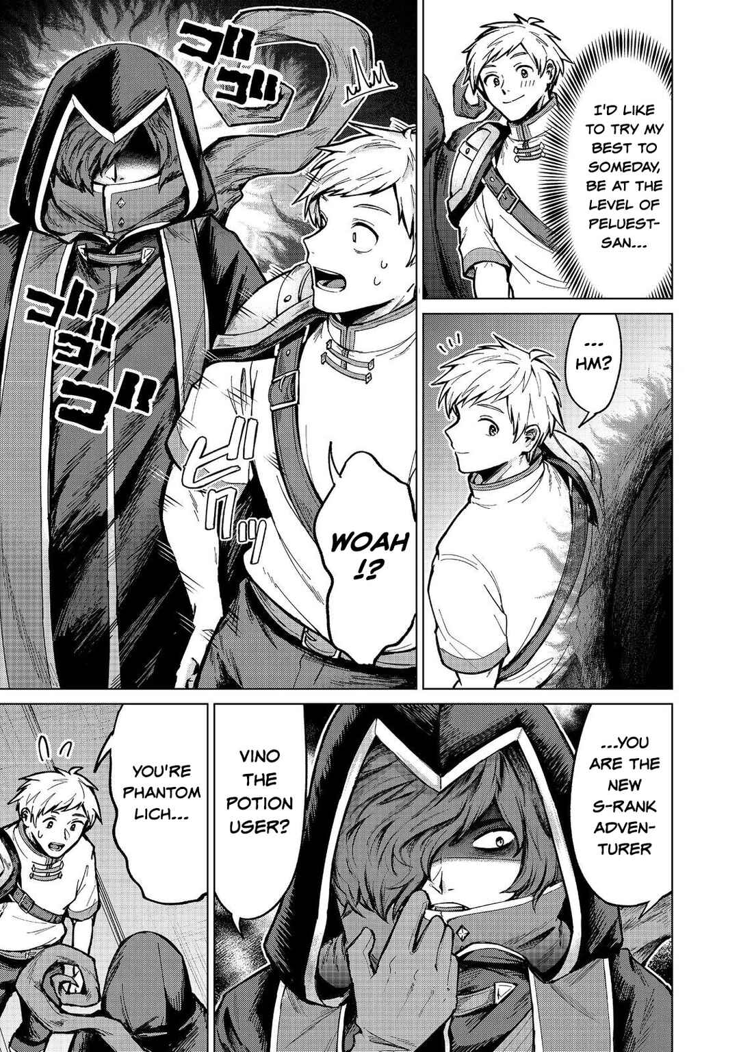 Page 25 Chapter 15 Potion wa 160 km/h de Nageru Mono! ~Item-gakari no Ore ga Bannou Kaifukuyaku o Touteki suru Koto de Saikyou no Boukensha ni Nariagaru!?~