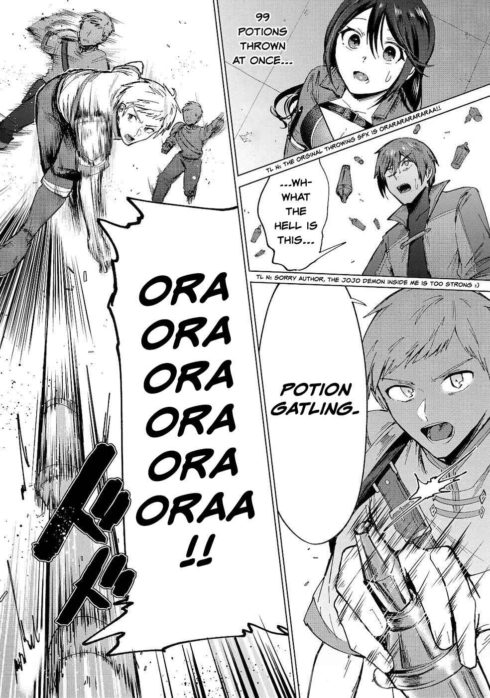 Page 4 Chapter 11 Potion wa 160 km/h de Nageru Mono! ~Item-gakari no Ore ga Bannou Kaifukuyaku o Touteki suru Koto de Saikyou no Boukensha ni Nariagaru!?~