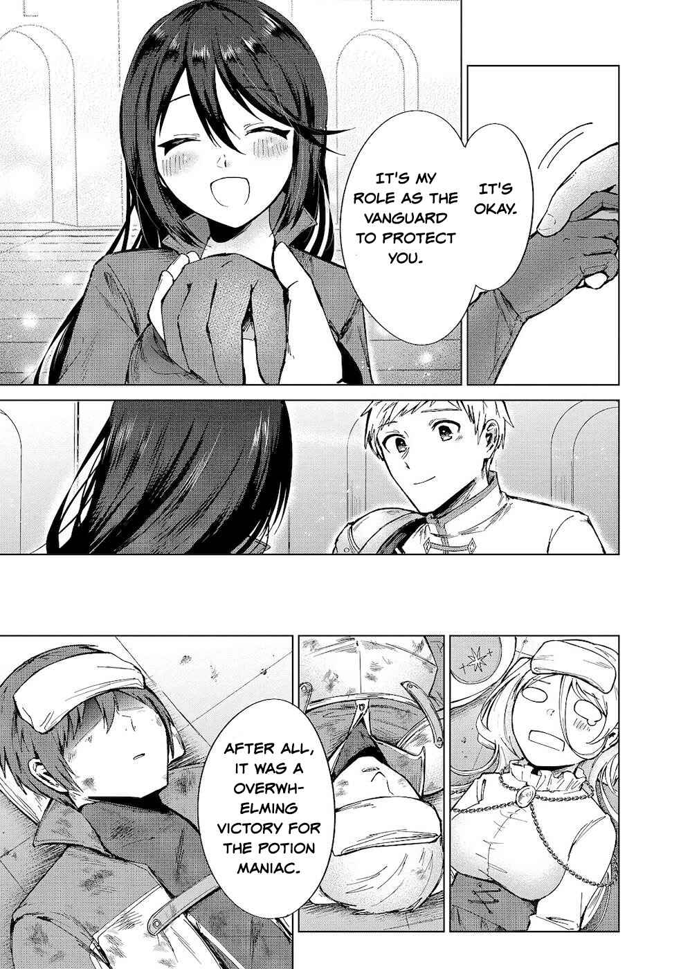 Page 9 Chapter 11 Potion wa 160 km/h de Nageru Mono! ~Item-gakari no Ore ga Bannou Kaifukuyaku o Touteki suru Koto de Saikyou no Boukensha ni Nariagaru!?~