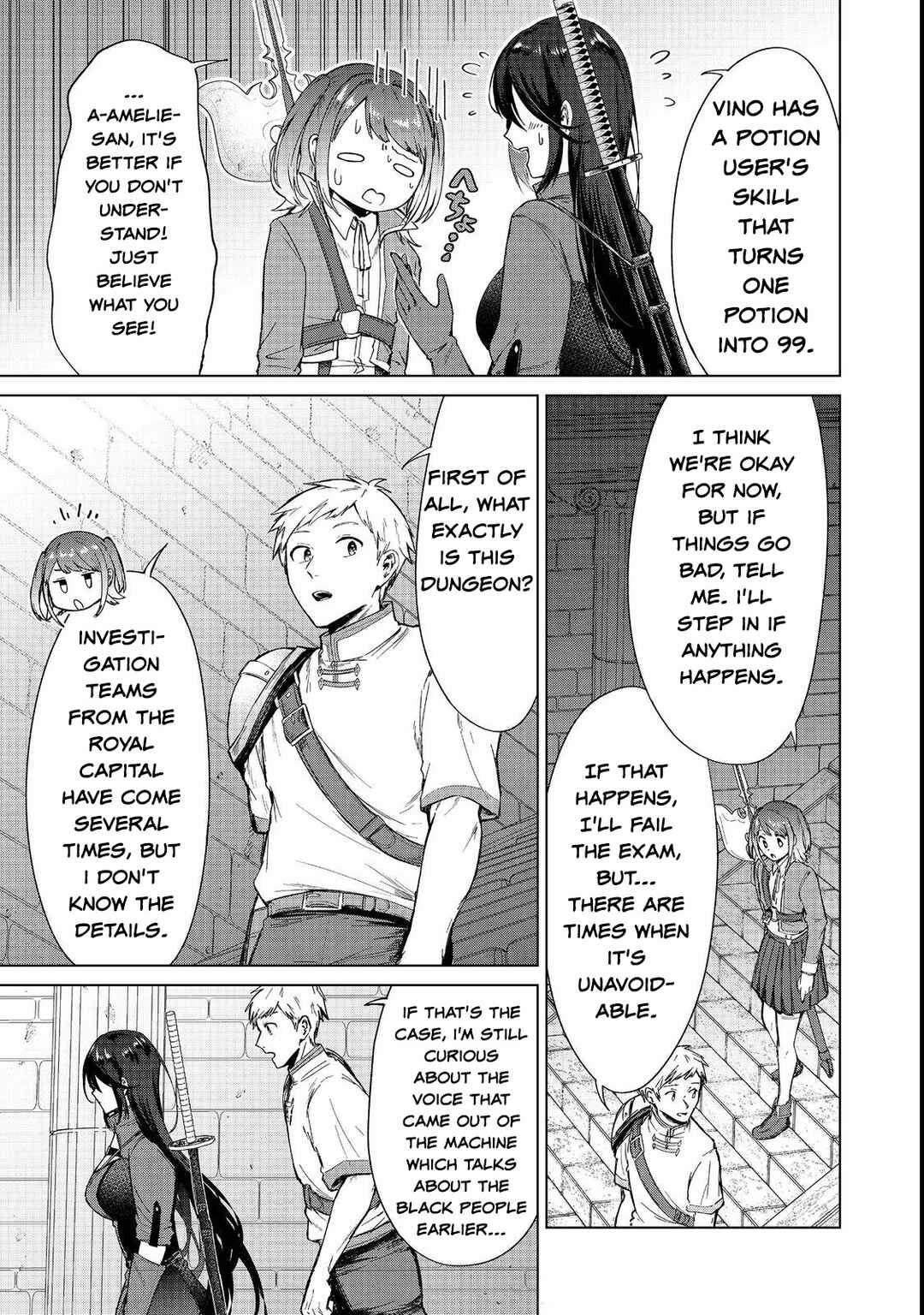 Page 9 Chapter 12 Potion wa 160 km/h de Nageru Mono! ~Item-gakari no Ore ga Bannou Kaifukuyaku o Touteki suru Koto de Saikyou no Boukensha ni Nariagaru!?~