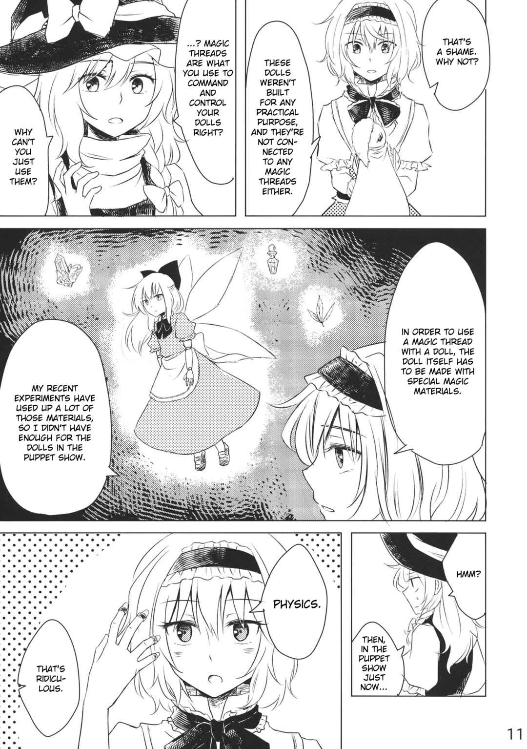 Page 10 Chapter Unknown_0de7 Touhou - Marisa to Alice no Fushin na Ningyou (Doujinshi)